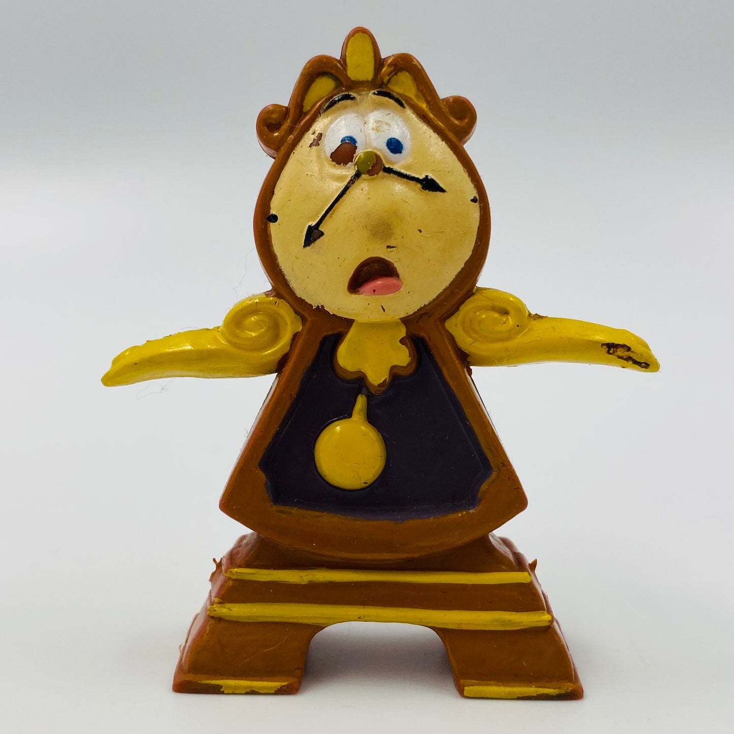 Beauty and the Beast Cogsworth 2.5” rubber figure