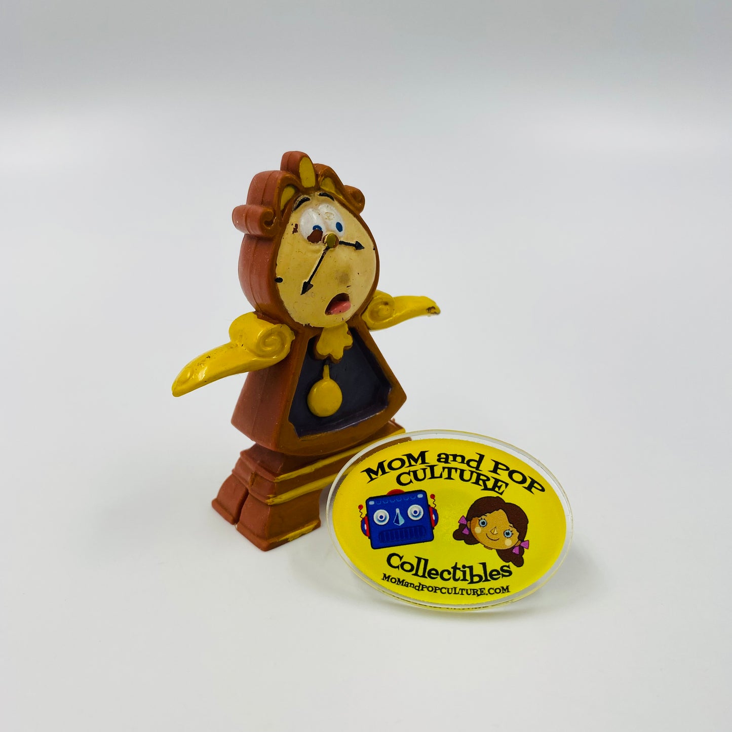 Beauty and the Beast Cogsworth 2.5” rubber figure