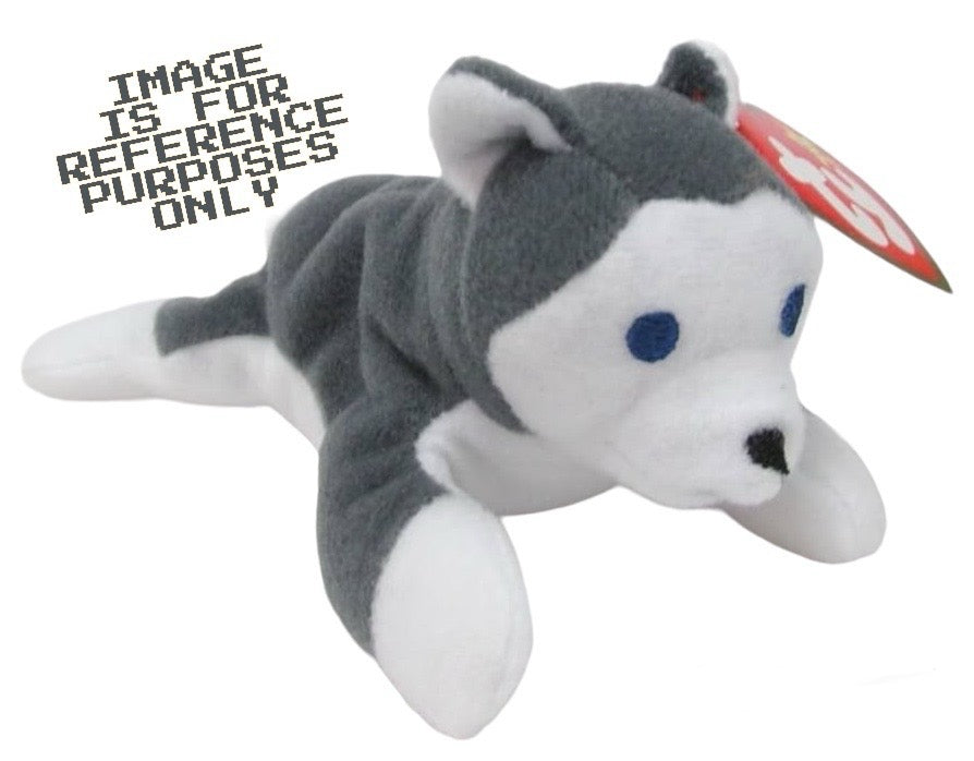 Teenie Beanie Babies ‘Nook the Husky McDonald's Happy Meal bean bag plush toy animal (1999) bagged