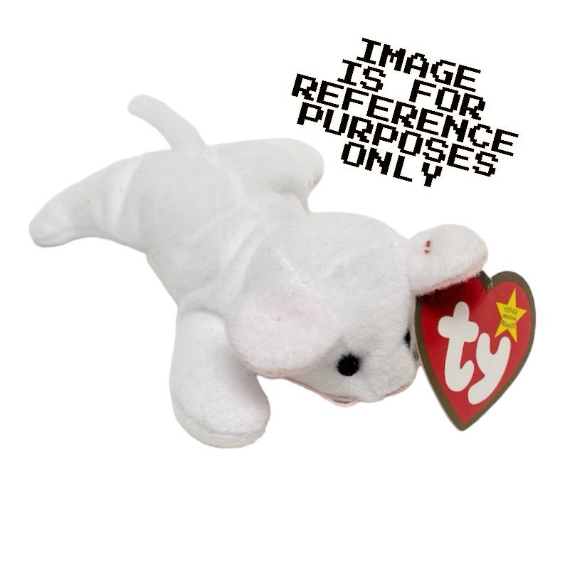 Teenie Beanie Babies Flip the Cat McDonald's Happy Meal bean bag plush toy animal (2000) bagged