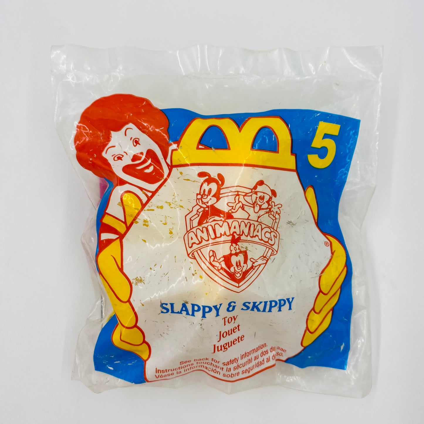 Animaniacs Stretchers Slappy & Skippy McDonald's Happy Meal toy (1994) bagged