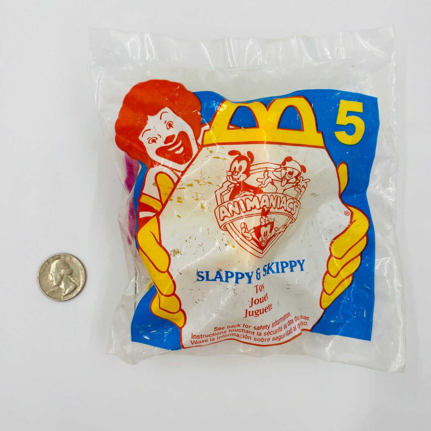 Animaniacs Stretchers Slappy & Skippy McDonald's Happy Meal toy (1994) bagged