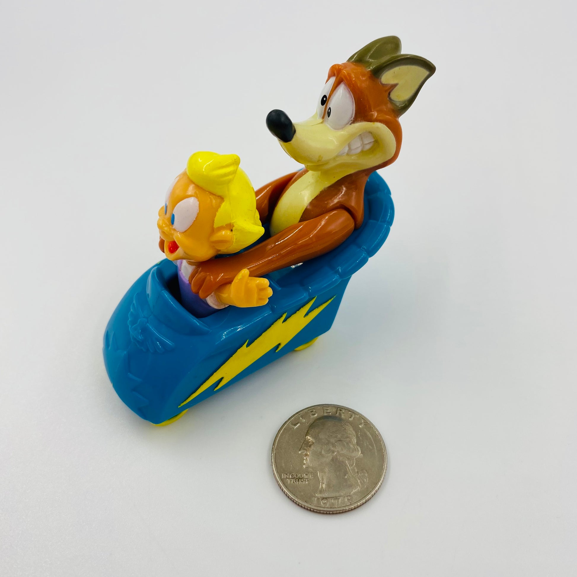 Animaniacs Mindy and Buttons Wild Ride McDonald's Happy Meal toy Animaniacs Mindy and Buttons Wild Ride McDonald's Happy Meal toy