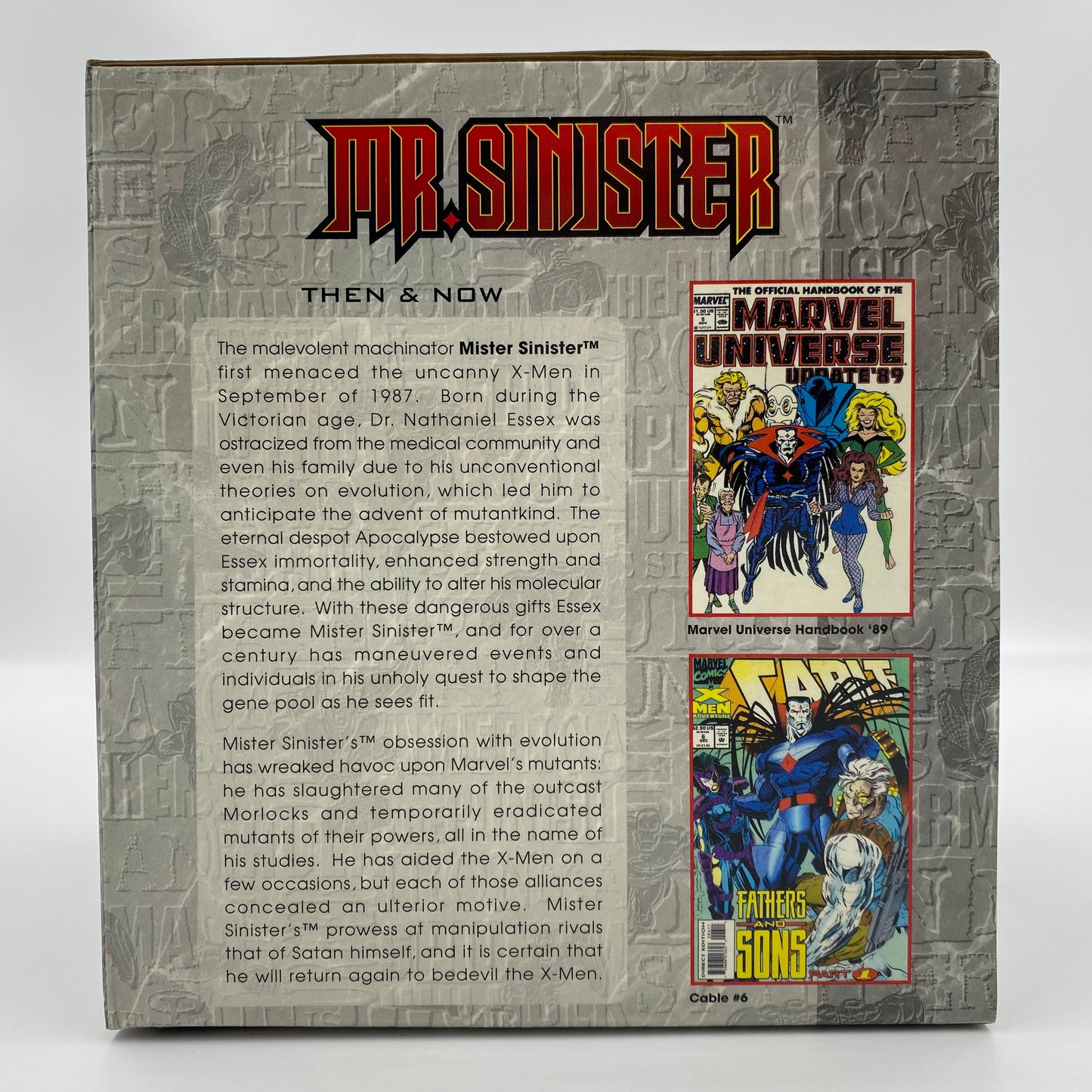 Mr. Sinister Marvel mini-bust (2002) Bowen Designs