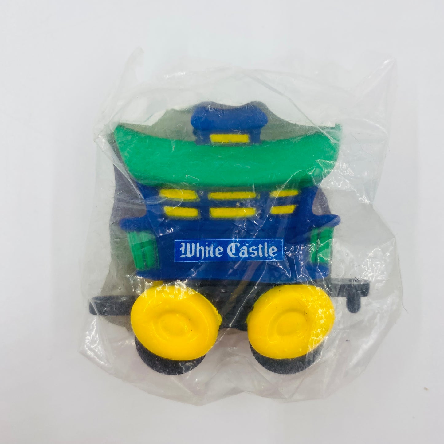 White Castle Train Set complete set of 4 White Castle Kid's Castle Meal toys (1994) bagged