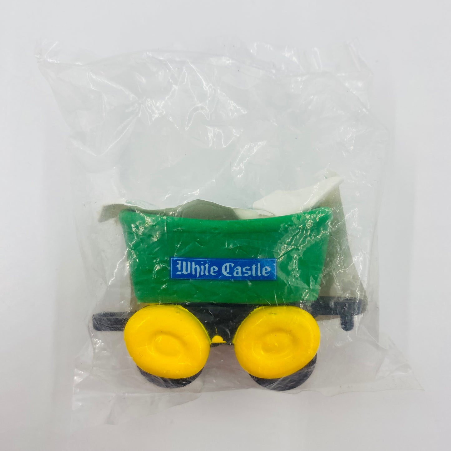 White Castle Train Set complete set of 4 White Castle Kid's Castle Meal toys (1994) bagged