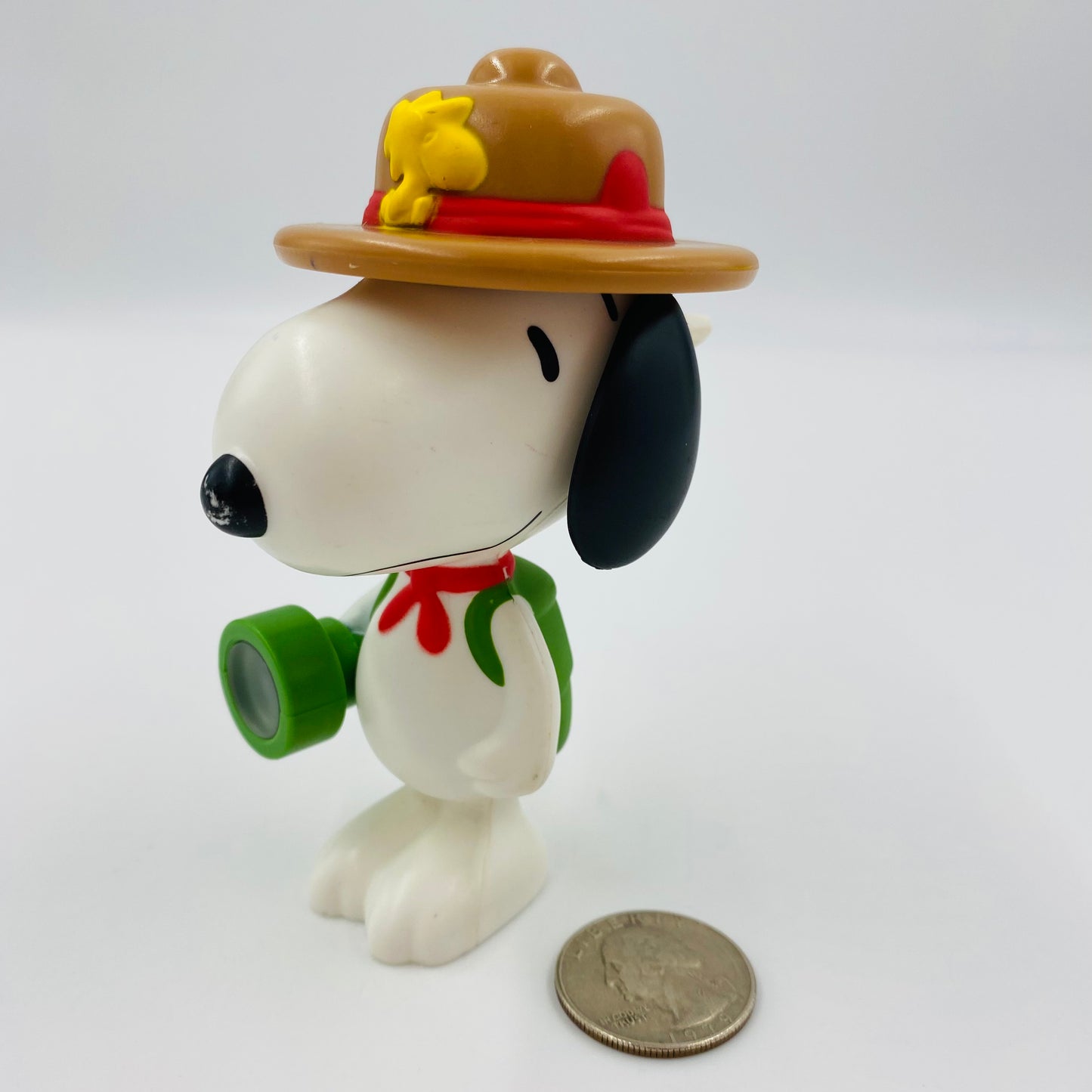 Peanuts Flashlight Snoopy w/Woodstock McDonald's Happy Meal toy (2018) loose