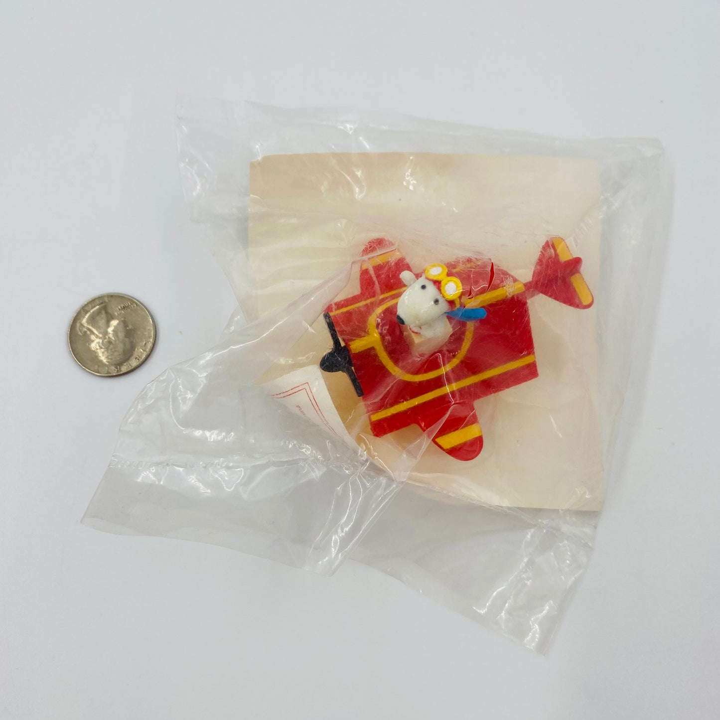 Peanuts Snoopy Flying Ace McDonald's Happy Meal toy (1989) bagged SPANISH LANGUAGE EDITION