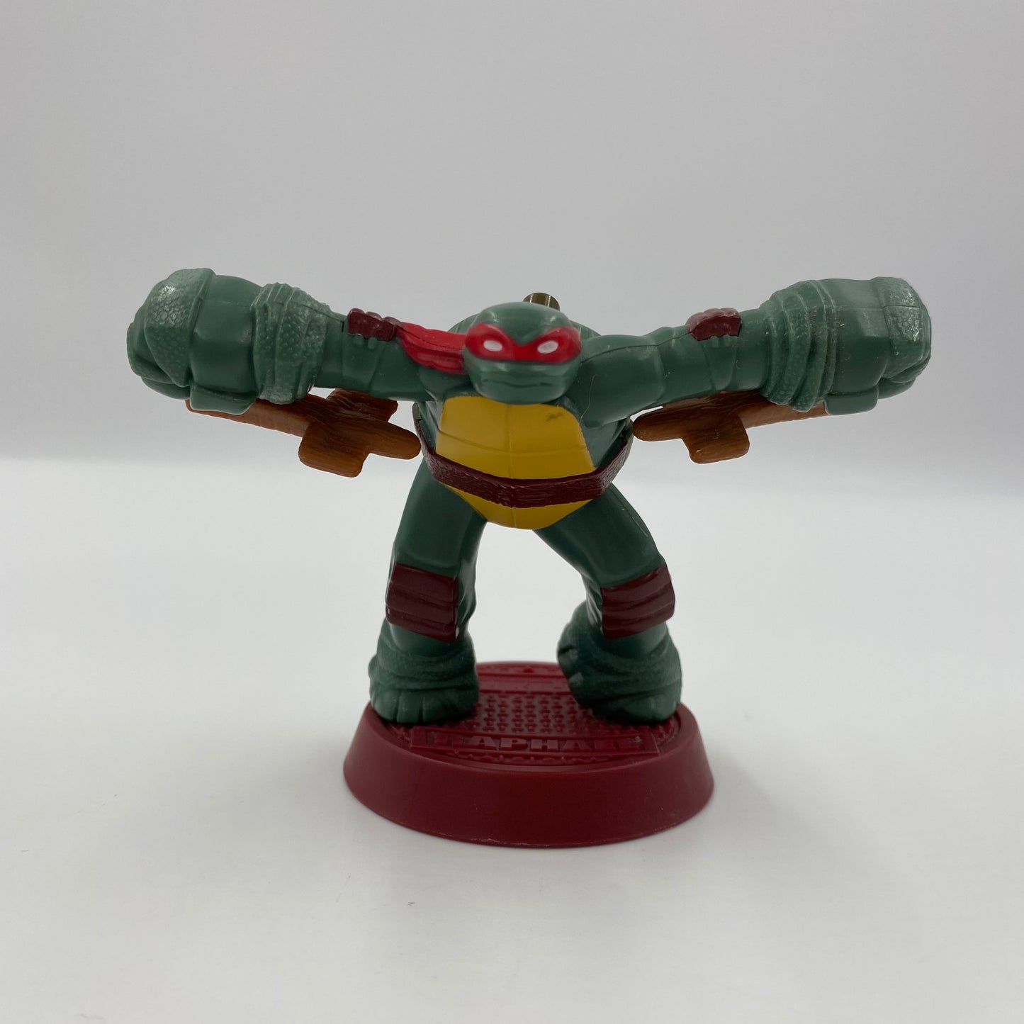 Teenage Mutant Ninja Turtles Raphael figure McDonald's Happy Meal toy (2012) loose