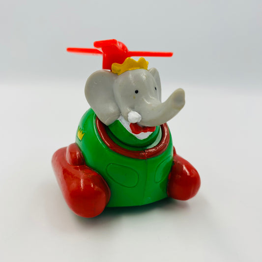 Babar's World Tour Vehicles Babar in Helicopter Arby's Kid's Meal toy (1990) loose