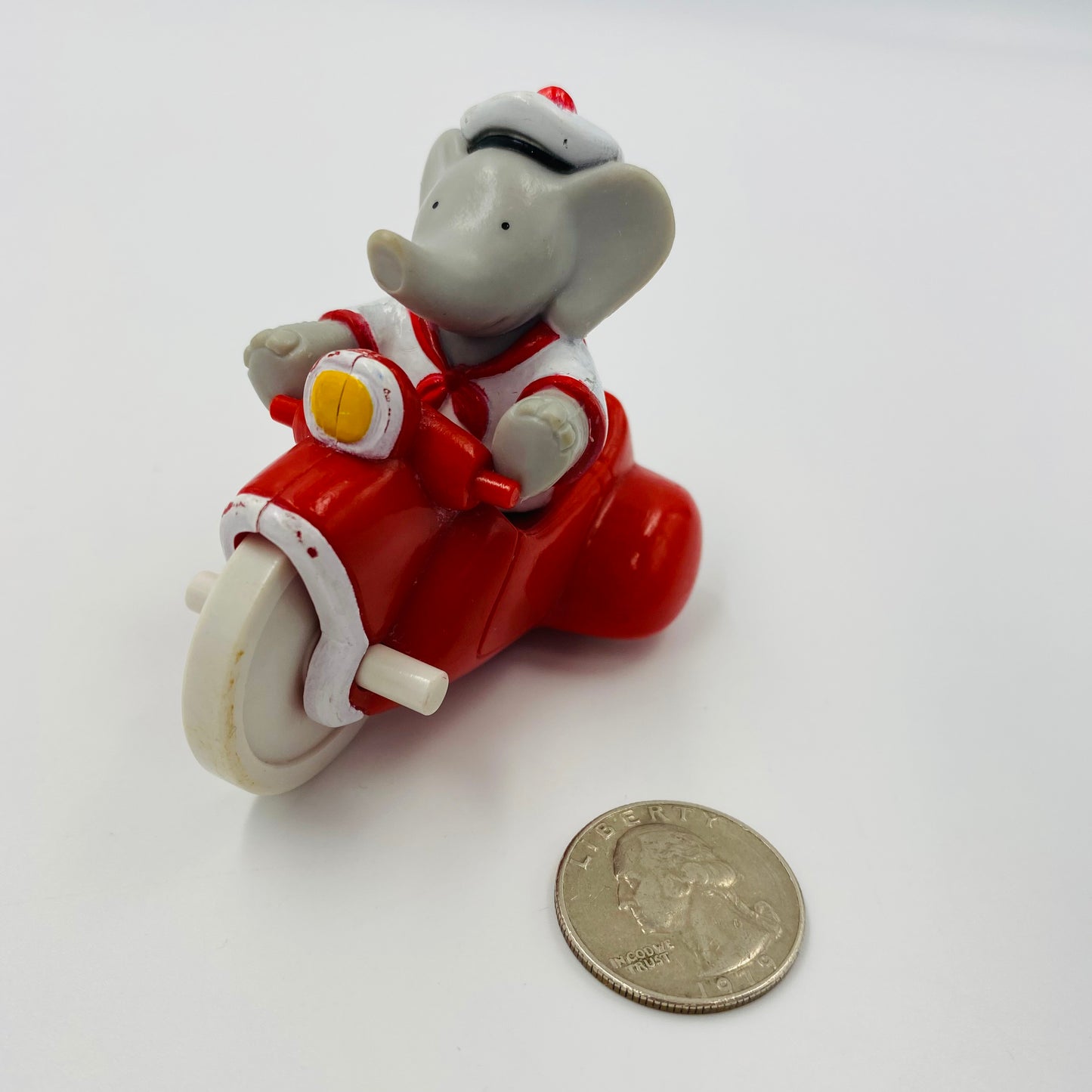 Babar’s World Tour Vehicles Arthur on Trike Arby's Kid's Meal toy (1990) loose