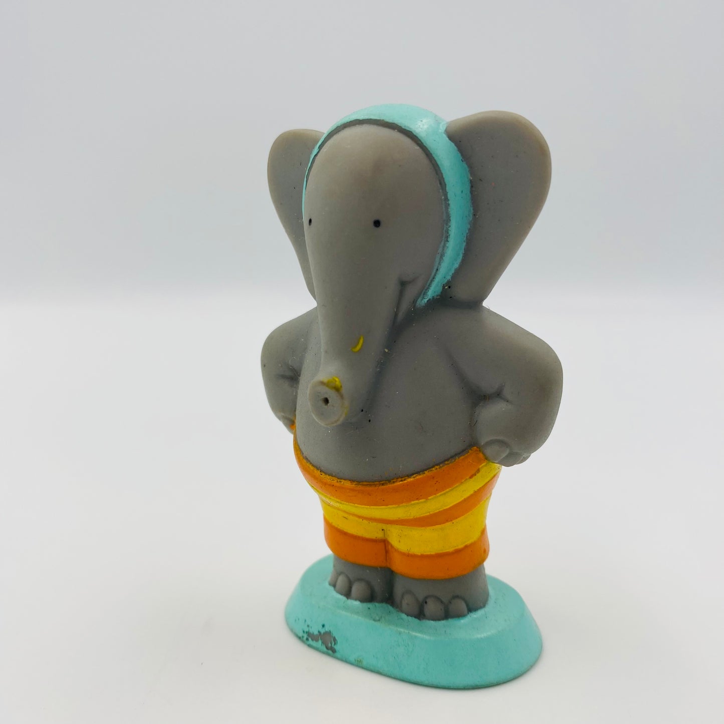 Babar's World Tour Squirters Alexander Arby's Kid's Meal toy (1992) loose