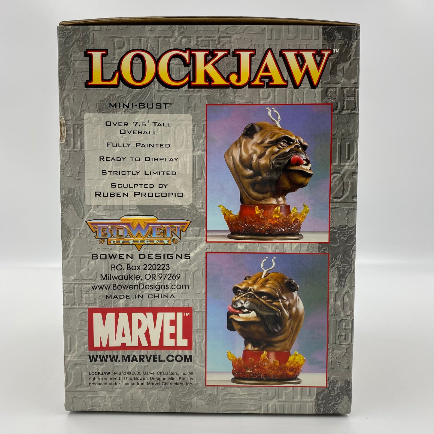 Lockjaw Marvel mini-bust (2005) Bowen Designs