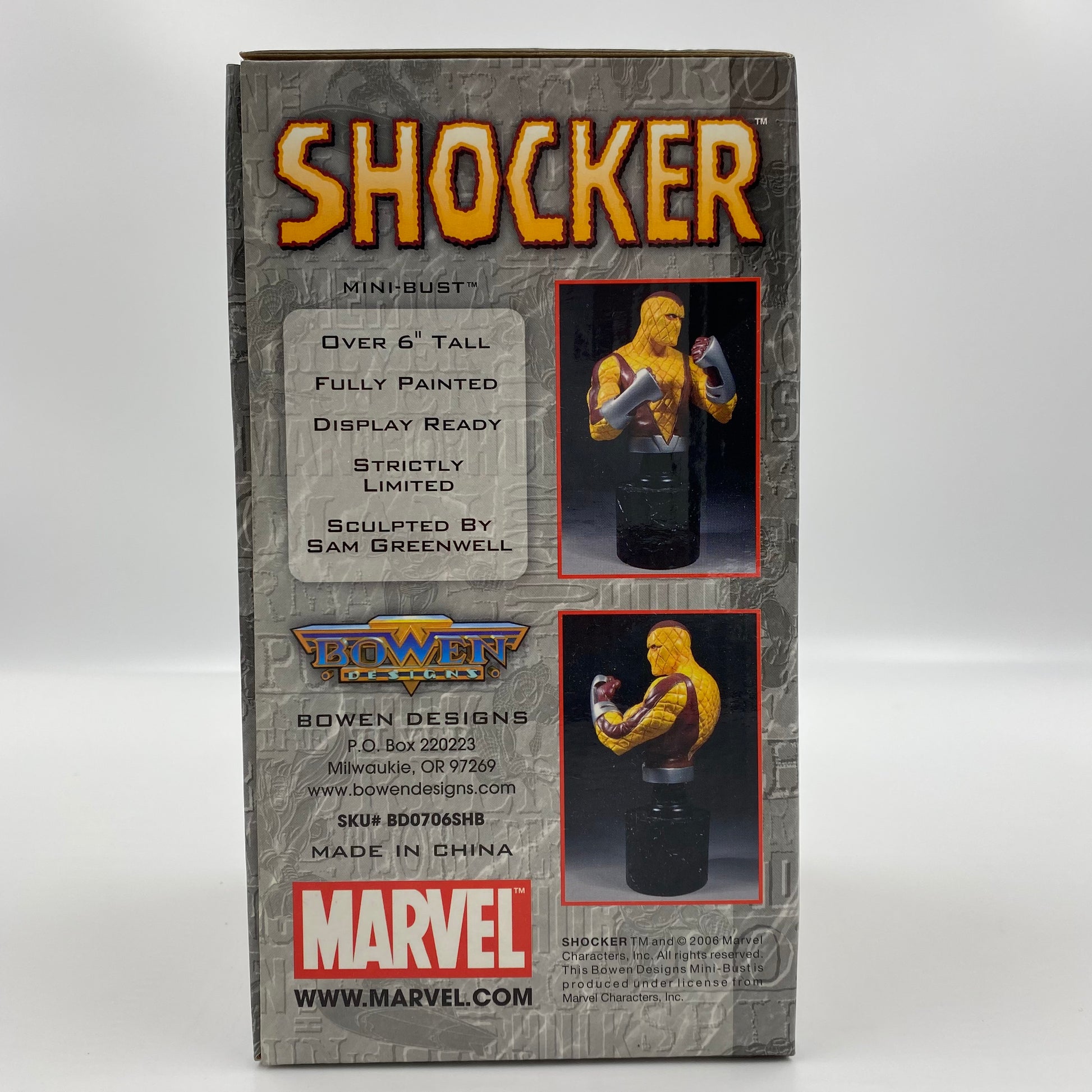 Shocker Marvel mini-bust (2006) Bowen Designs – Mom and Pop Shocker Marvel mini-bust (2006) Bowen Designs – Mom and Pop