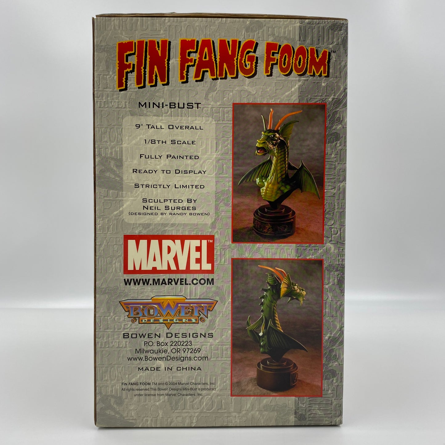 Fing Fang Foom Marvel mini-bust (2004) Bowen Designs