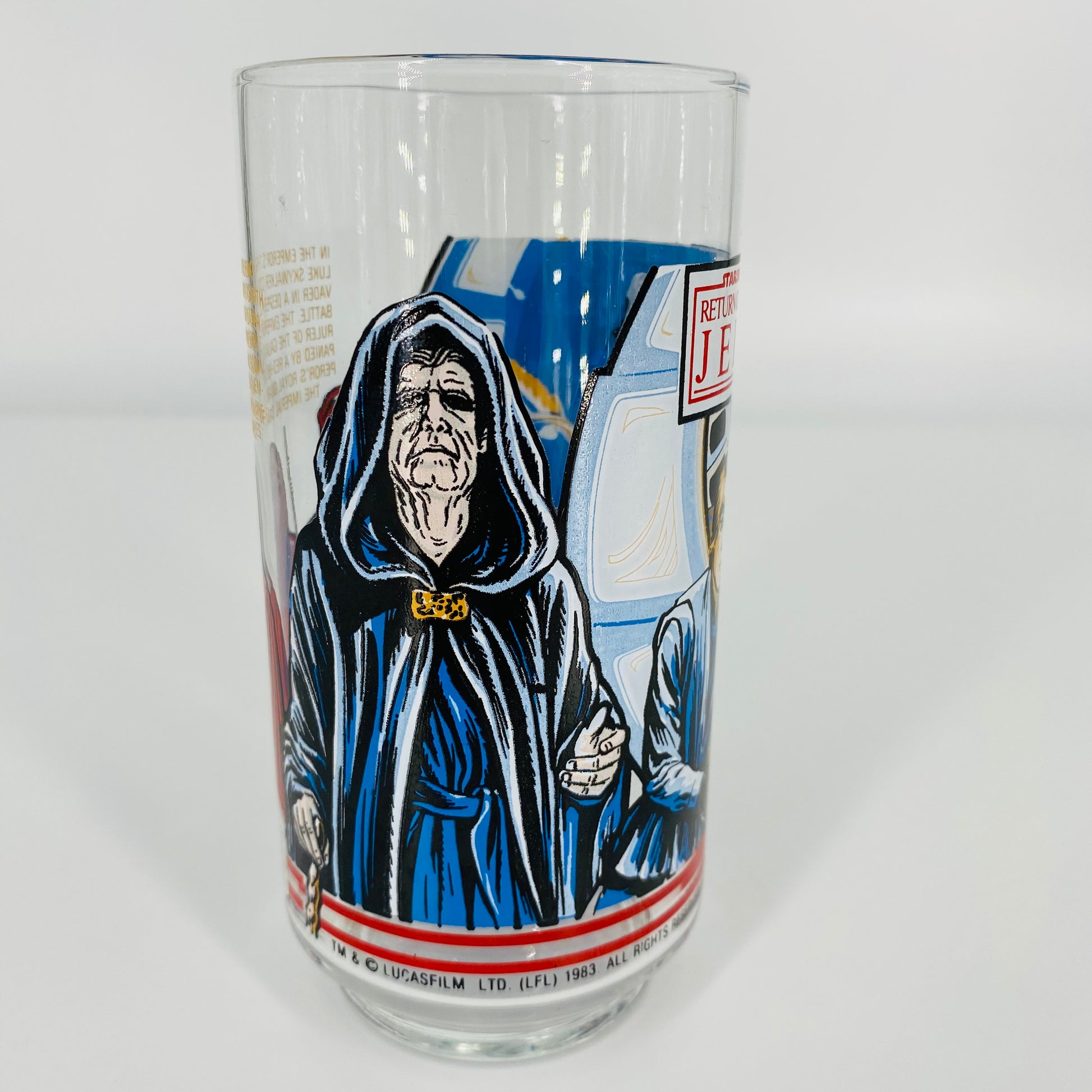 1983 Star Wars Return of the Jedi Luke Skywalker Collector Glass