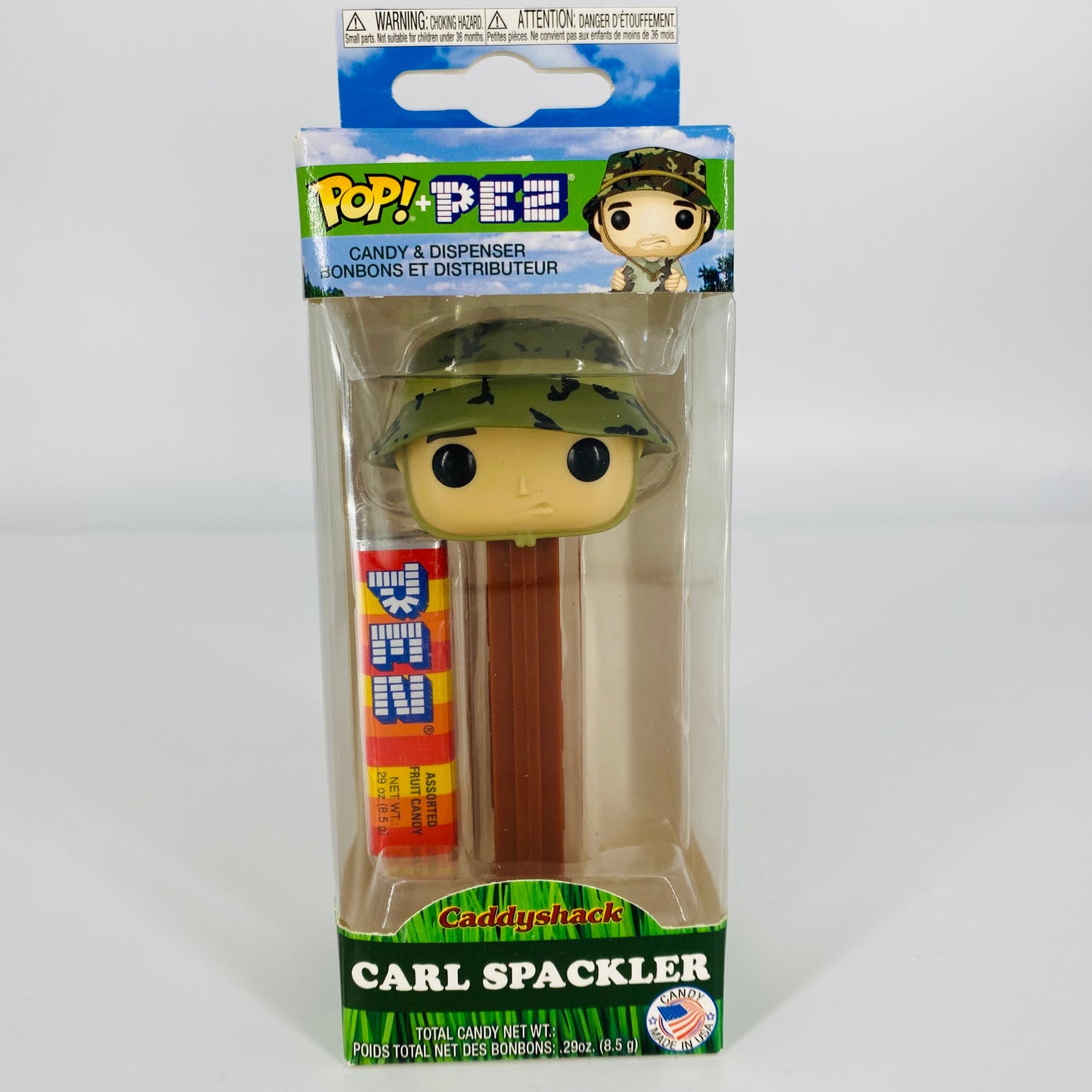 Caddyshack Carl Spackler and Gopher Pop! + PEZ dispensers (2019) boxed