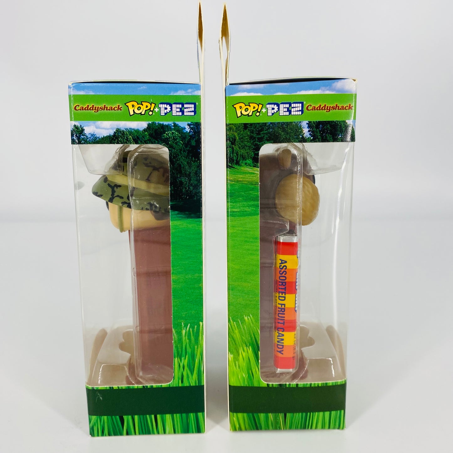 Caddyshack Carl Spackler and Gopher Pop! + PEZ dispensers (2019) boxed