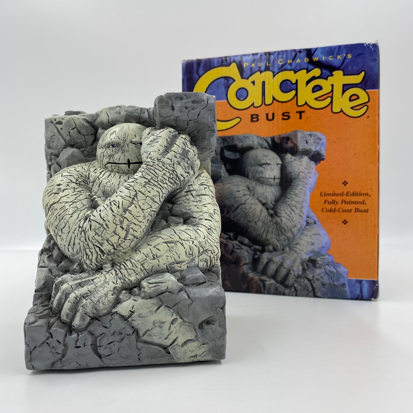 Concrete mini-bust (1998) Bowen Designs