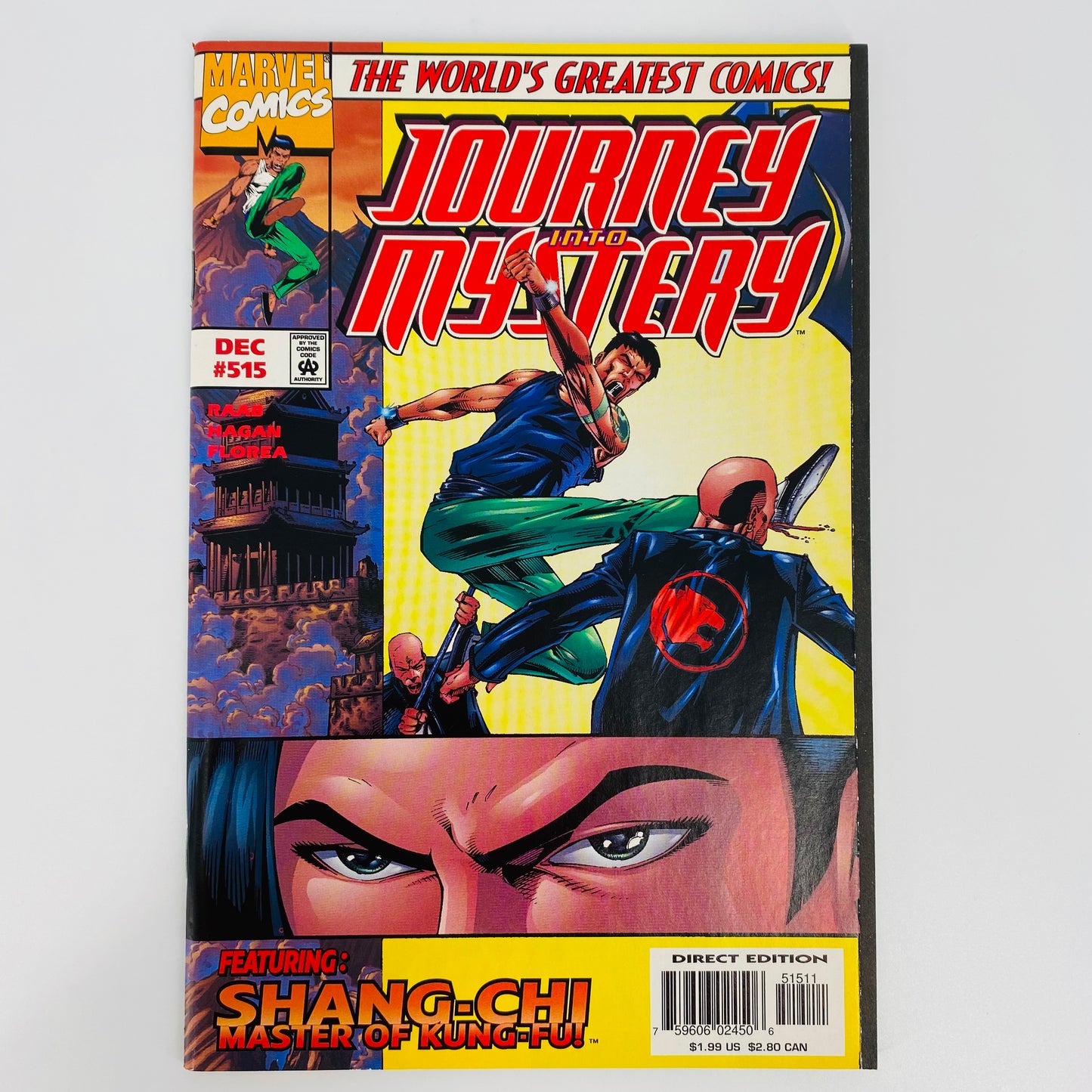 Journey into Mystery #514-516 featuring Shang-Chi Master of Kung-Fu! (1997/98) Marvel