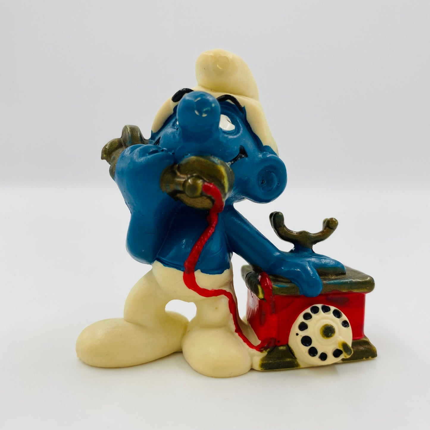 Smurfs: Telephone Smurf 20062b (1980) Schleich