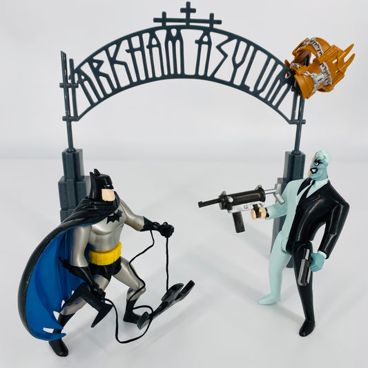 The New Batman Adventures Arkham Asylum Escape Batman VS. Two-Face Battle Pack loose 5" action figures (1998) Kenner