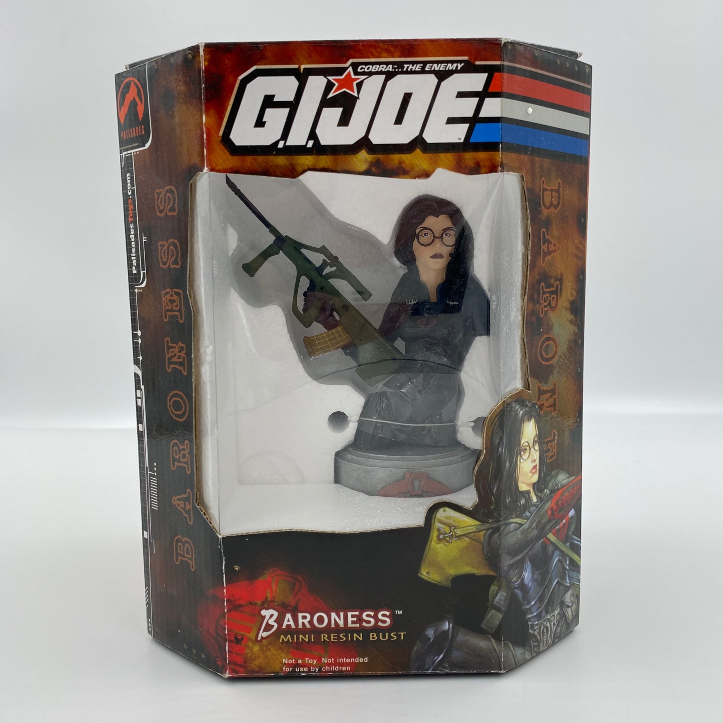 G.I. Joe Baroness mini resin bust (2002) Palisades