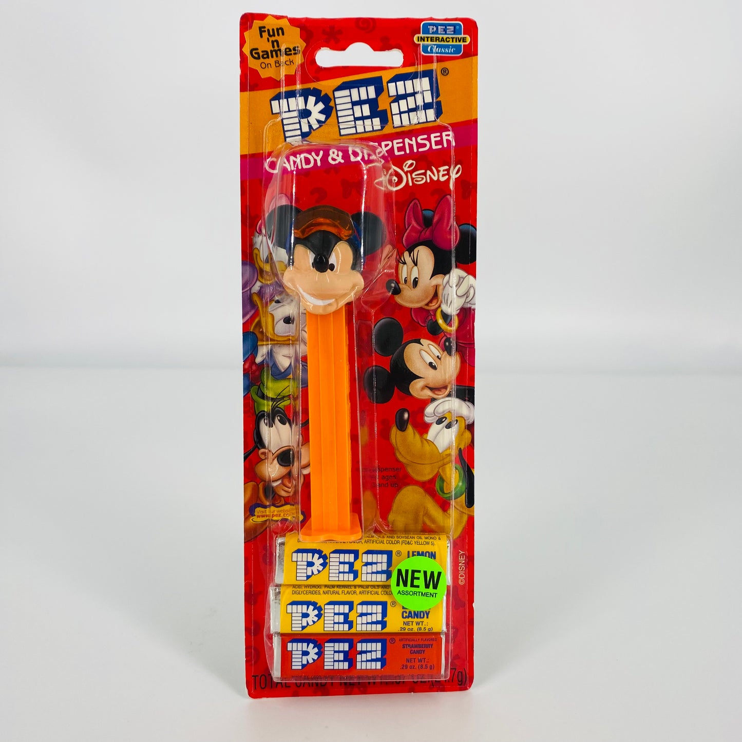 Disney Extreme Mickey Mouse PEZ Dispenser (2003) carded