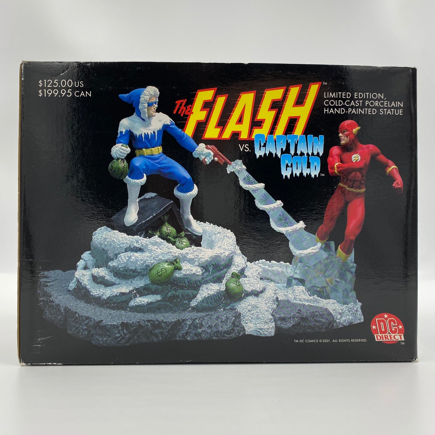 The Flash VS. Captain Cold statue (2001) DC Direct