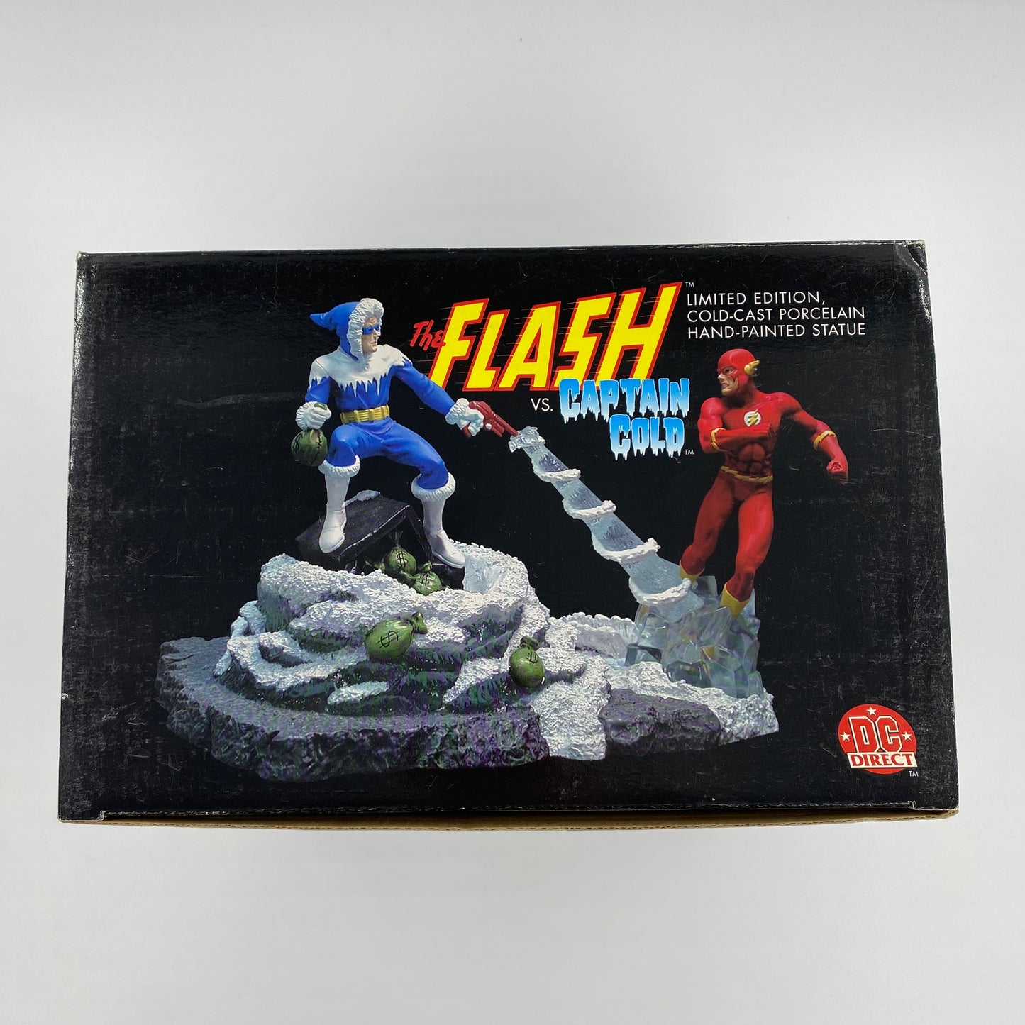 The Flash VS. Captain Cold statue (2001) DC Direct