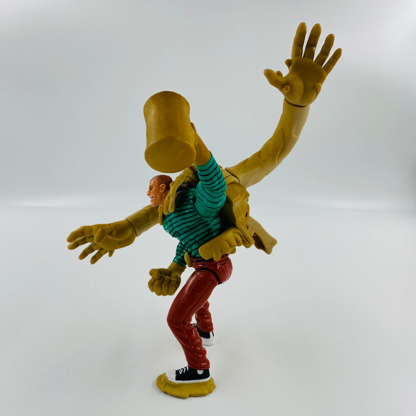 Spider-Man Sneak Attack Flip ’N Trap Sandman loose 6" action figure (1998) Toy Biz