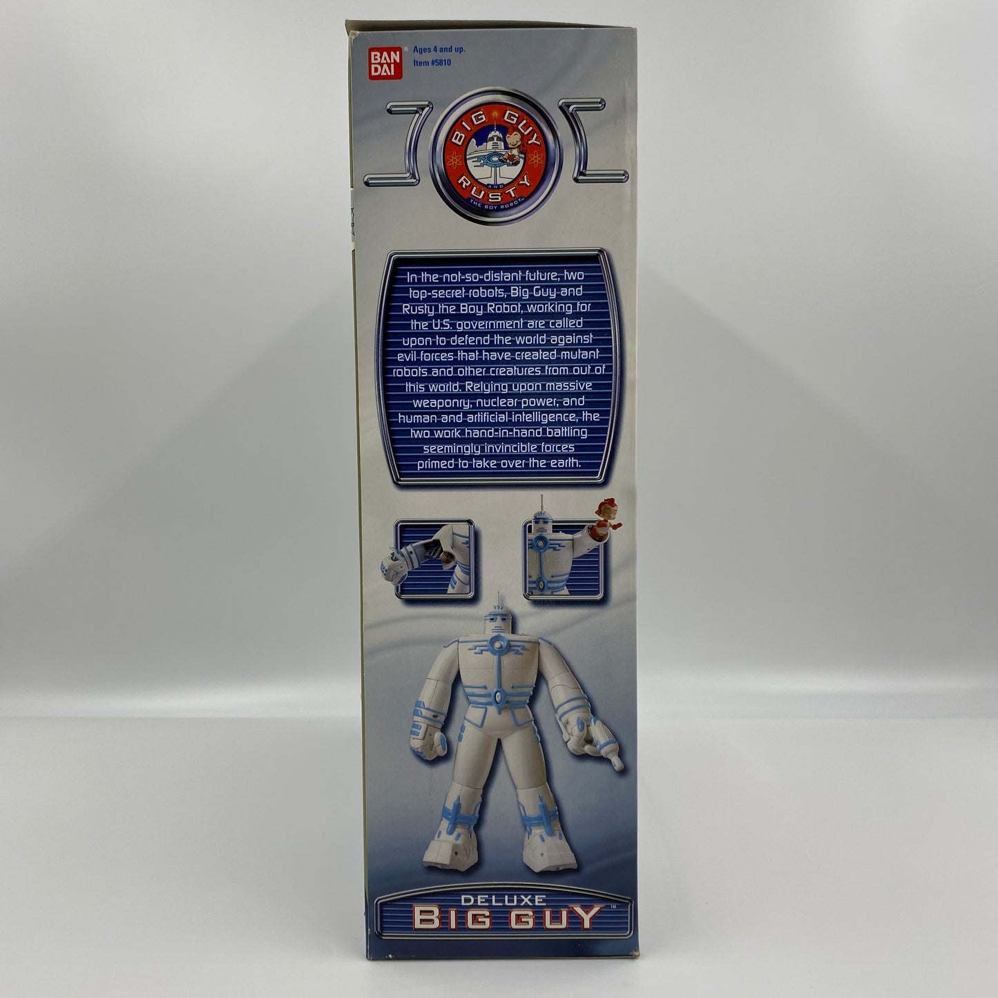 Big Guy and Rusty the Boy Robot Deluxe Big Guy boxed action figure set (1999) Bandai