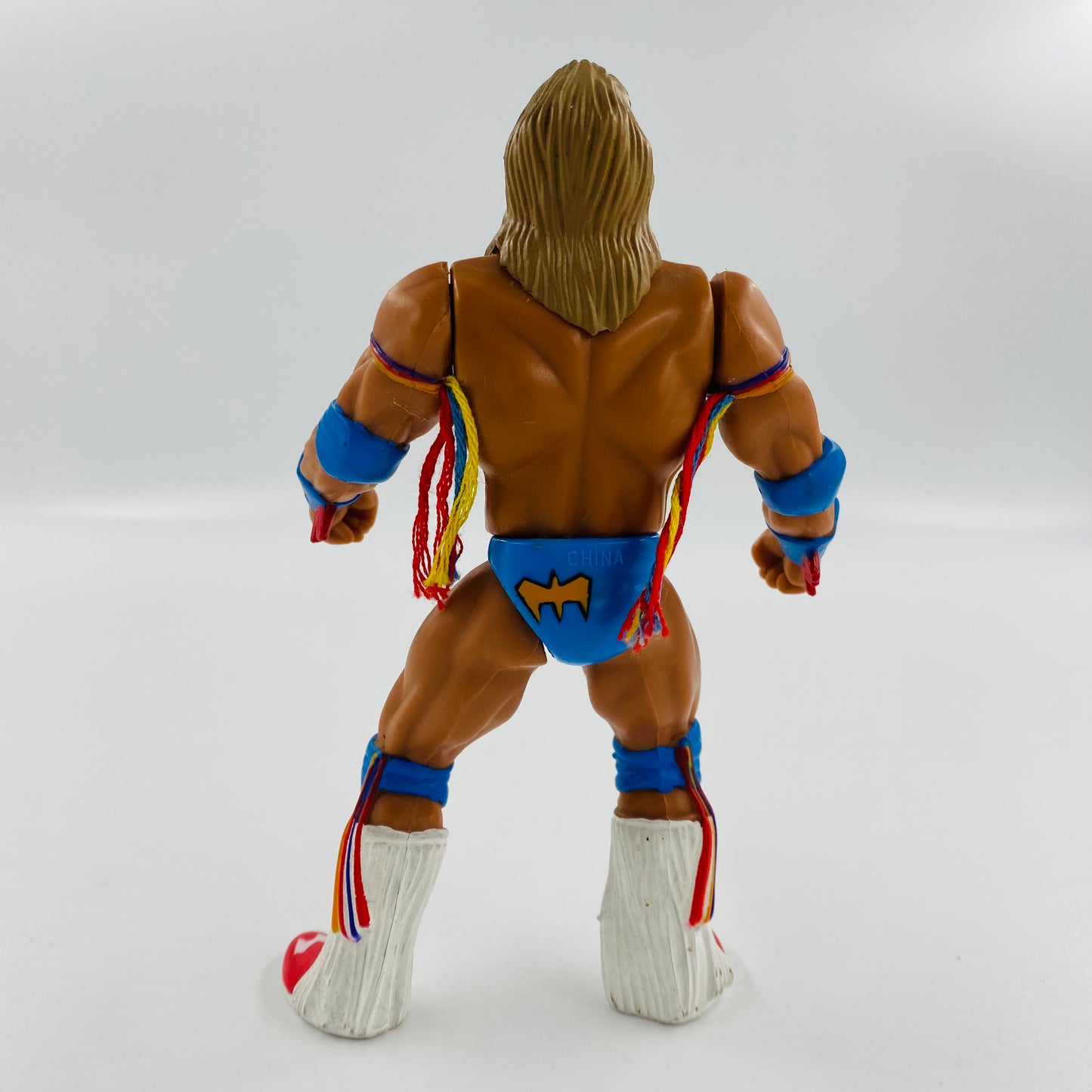 WWF SUPERSTARS series 2 Ultimate Warrior loose 6" action figure w/bone crunching sound (1996) Jakks Pacific