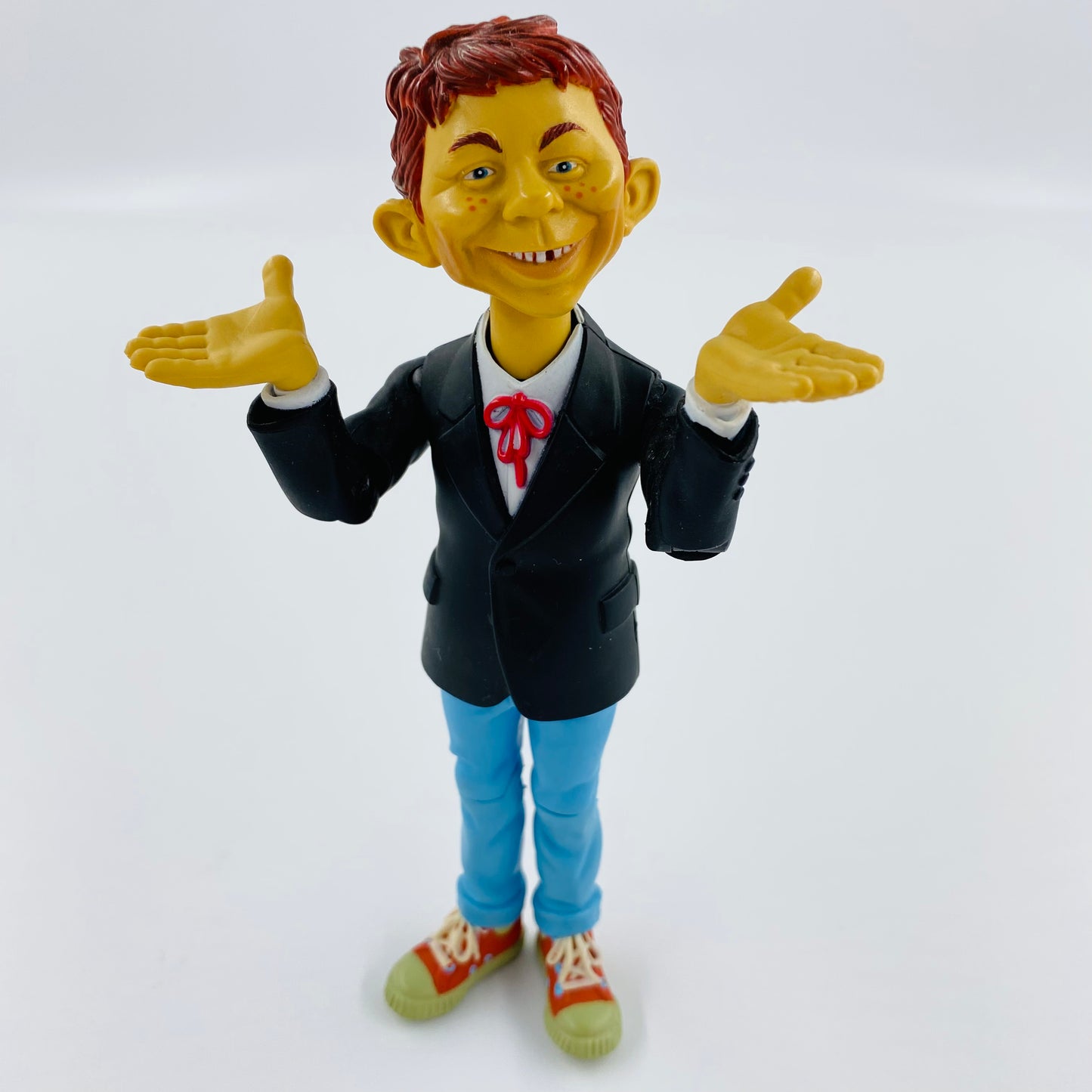 MAD Alfred E. Neuman (black jacket) loose 6" action figure (1998) DC Direct