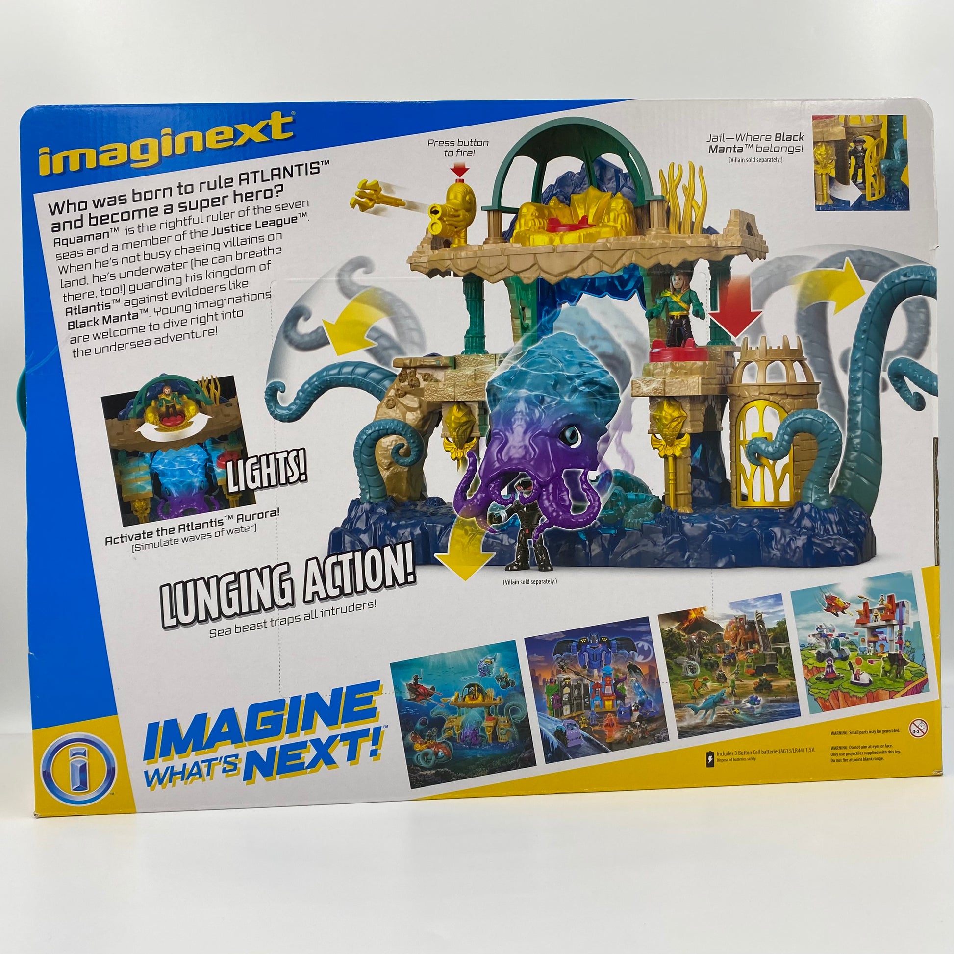 Imaginext DC Super Friends Aquaman boxed playset 2018 Fisher