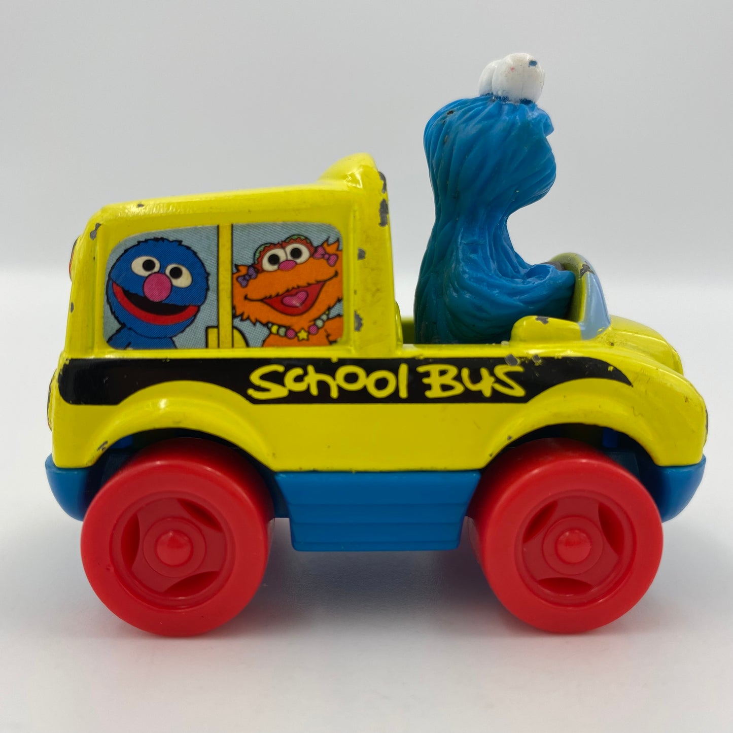 Matchbox Sesame Street Die-Cast Vehicles Cookie Monster’s School Bus (1997) Tyco