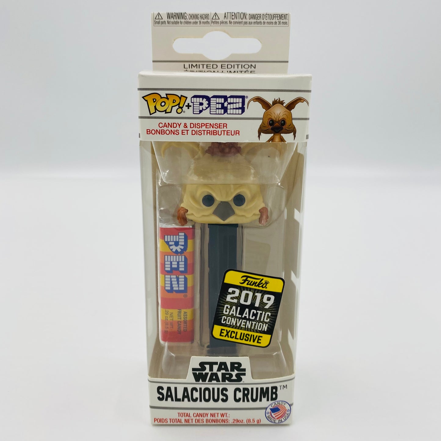 Star Wars Salacious Crumb Pop! + PEZ dispenser (2019) boxed