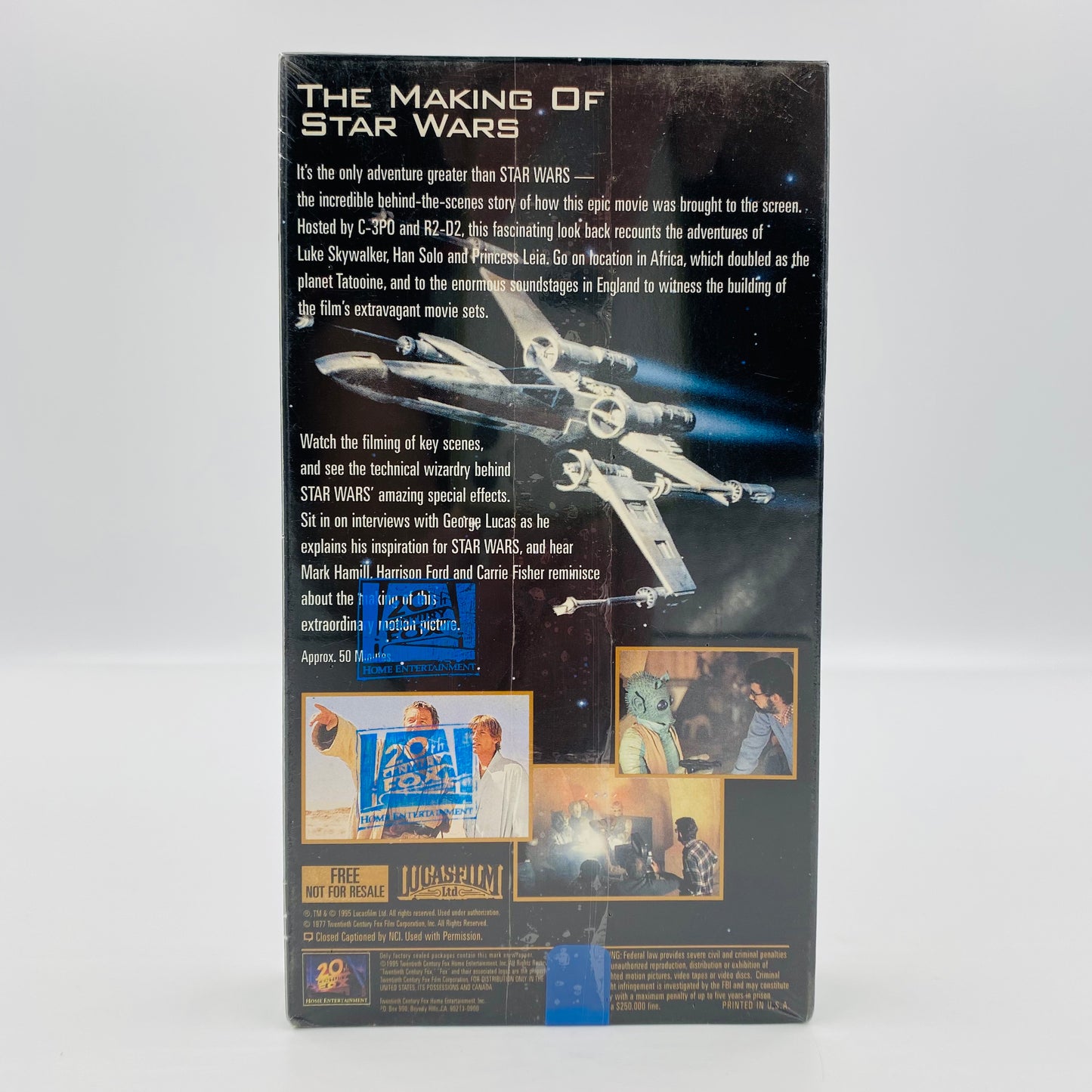 The Making of Star Wars sealed VHS tape (1995) FOX Video