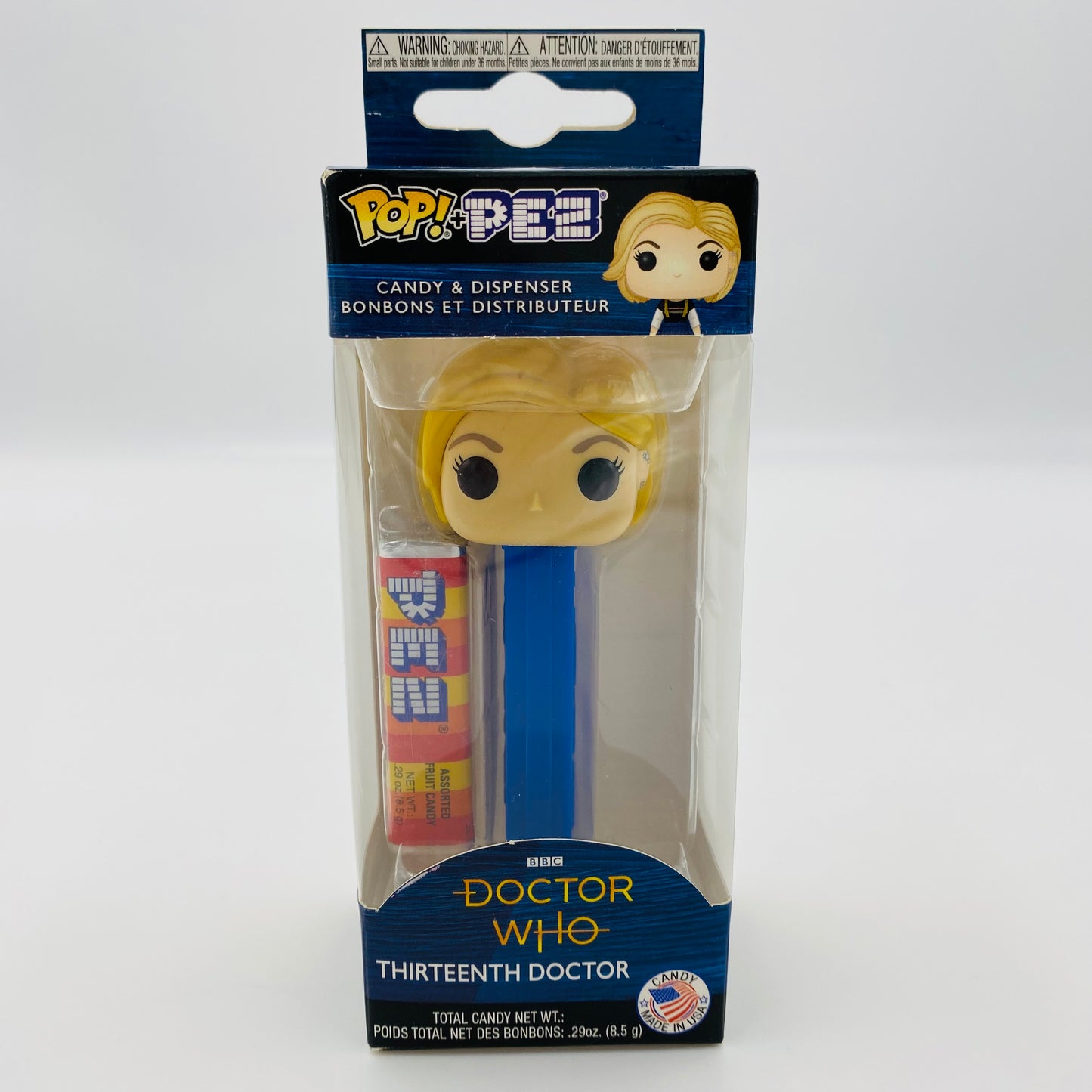 Doctor Who Thirteenth Doctor Pop! + PEZ dispenser (2018) boxed