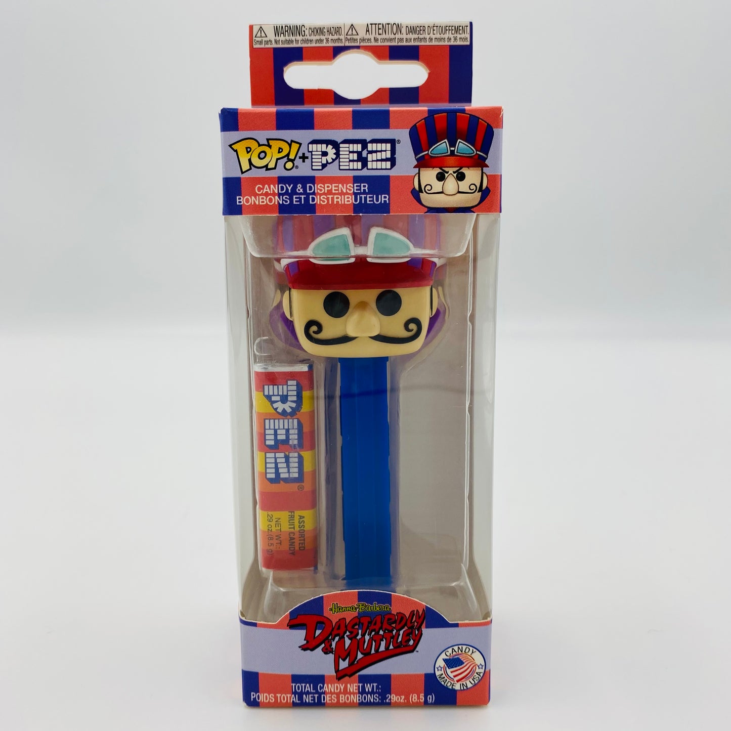 Hanna-Barbera Dick Dastardly Pop! + PEZ dispenser (2019) boxed