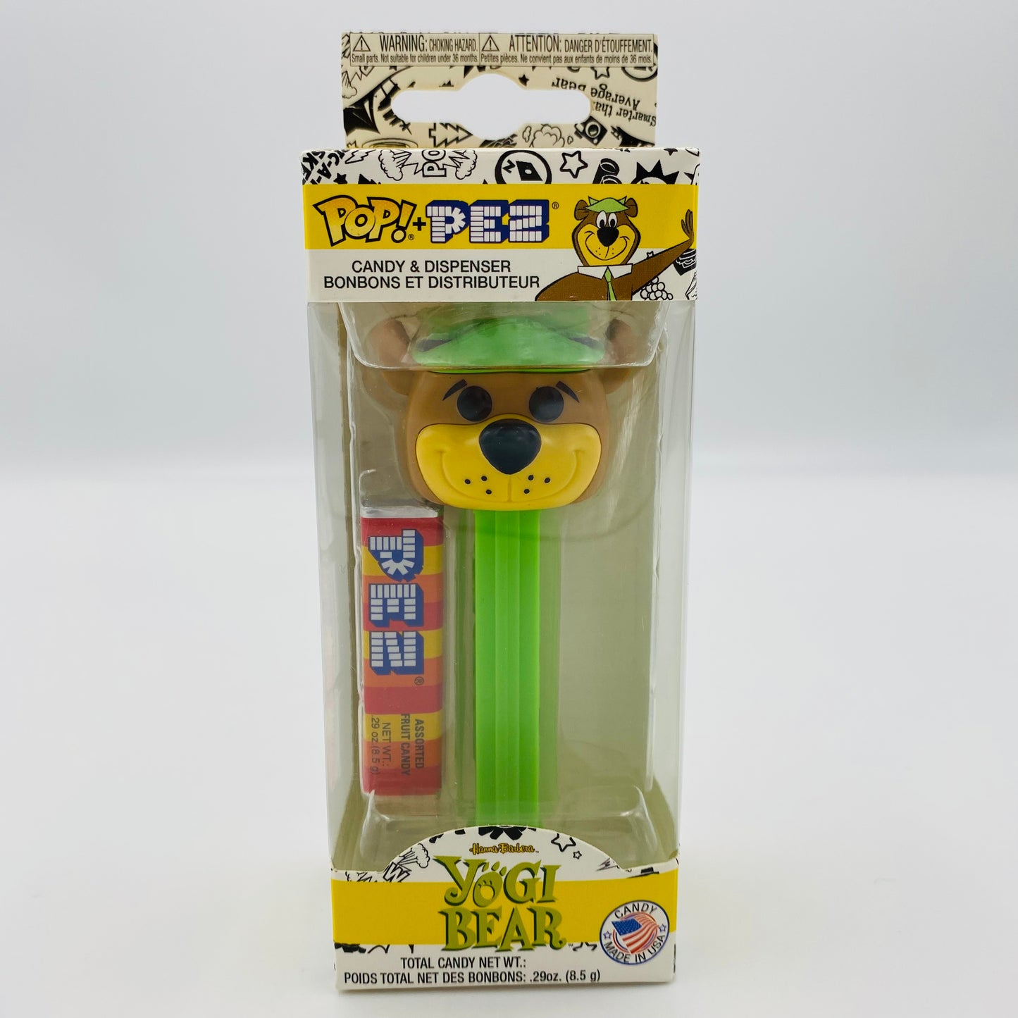 Hanna-Barbera Yogi Bear Pop! + PEZ dispenser (2018) boxed