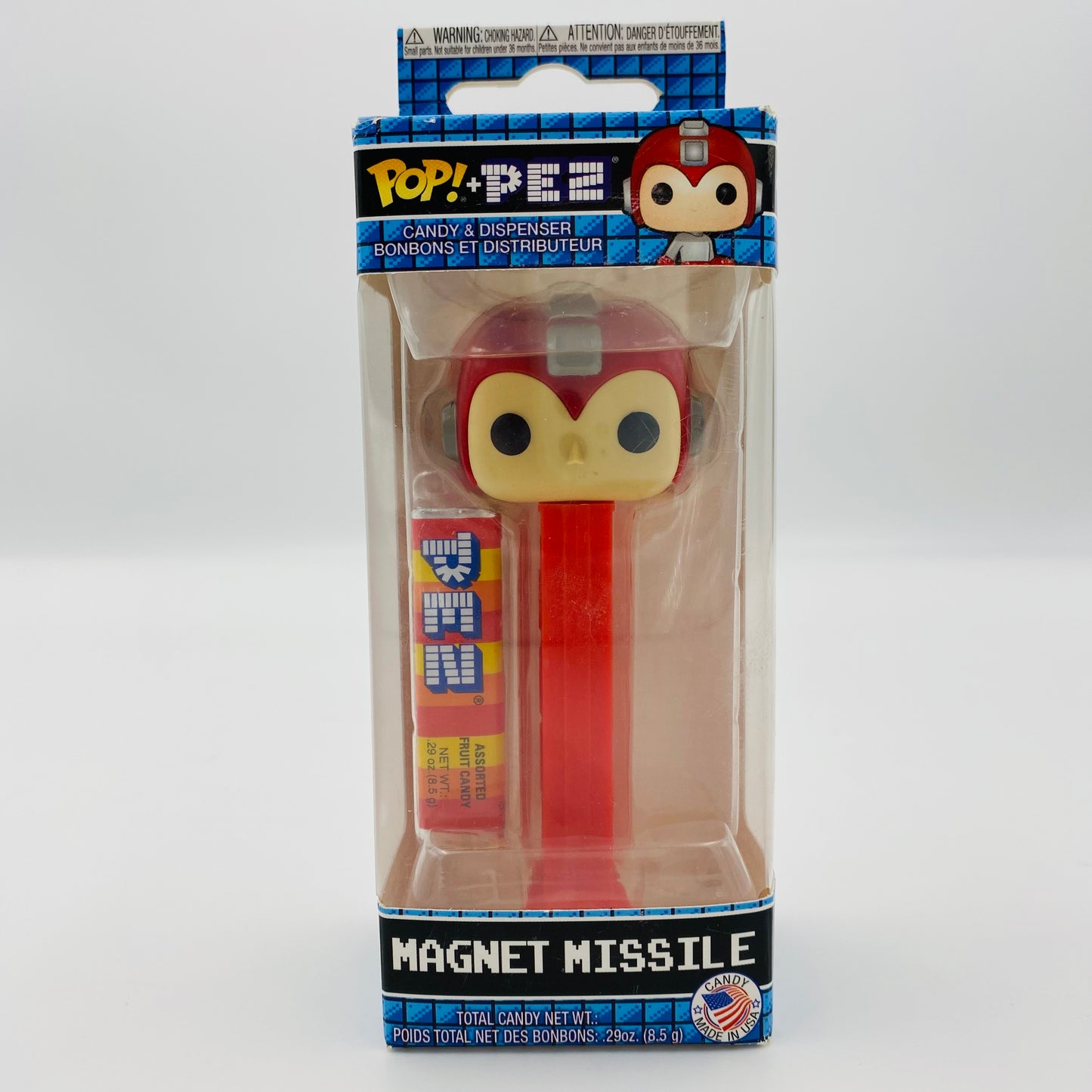 Mega Man Magnet Missle Pop! + PEZ dispenser (2018) boxed