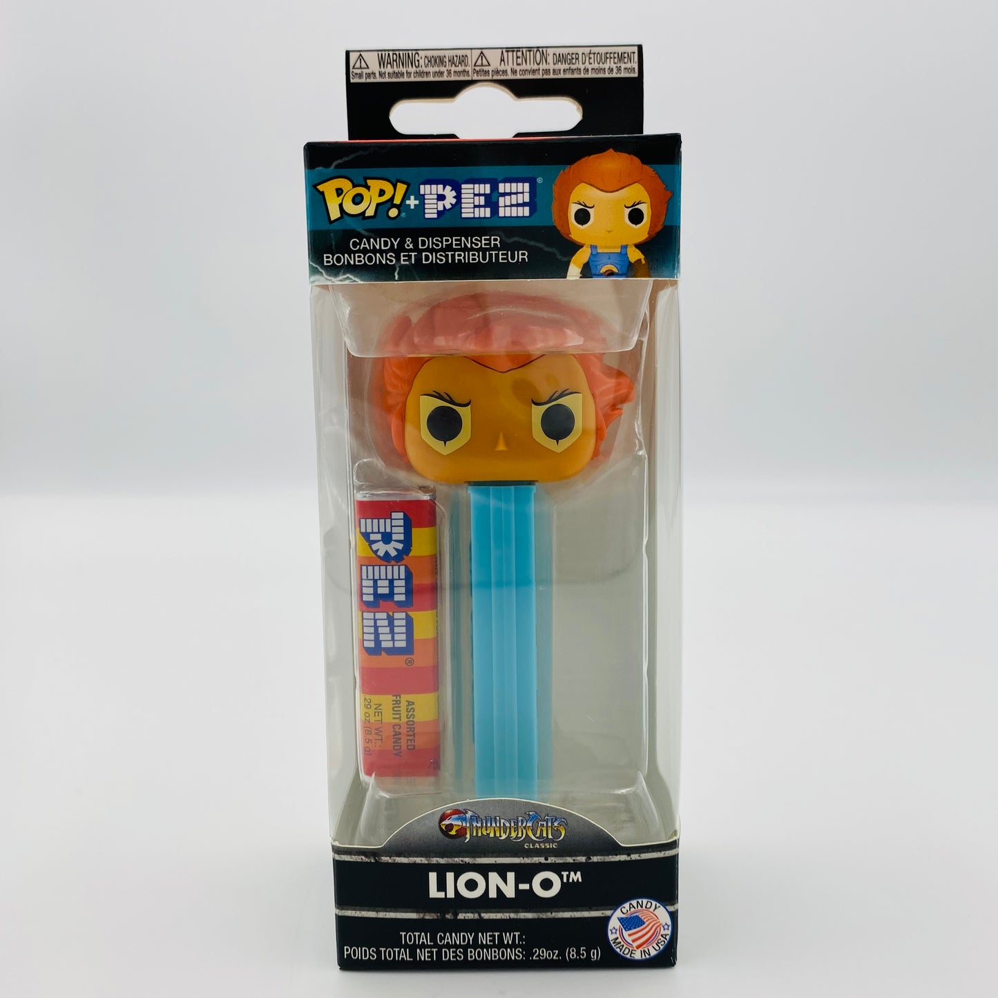 ThunderCats Lion-O Pop! + PEZ dispenser (2019) boxed