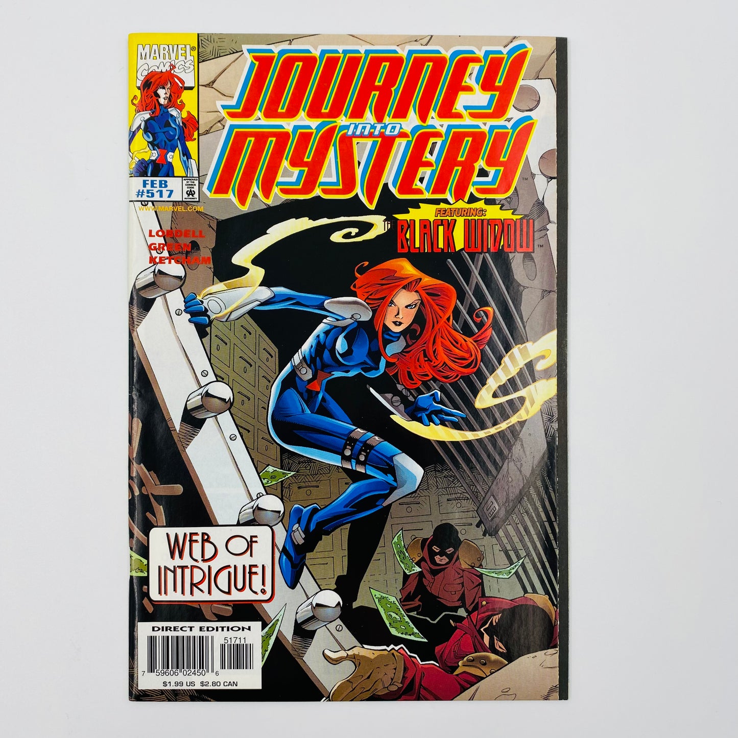 Journey into Mystery #517-519 featuring Black Widow (1998) Marvel