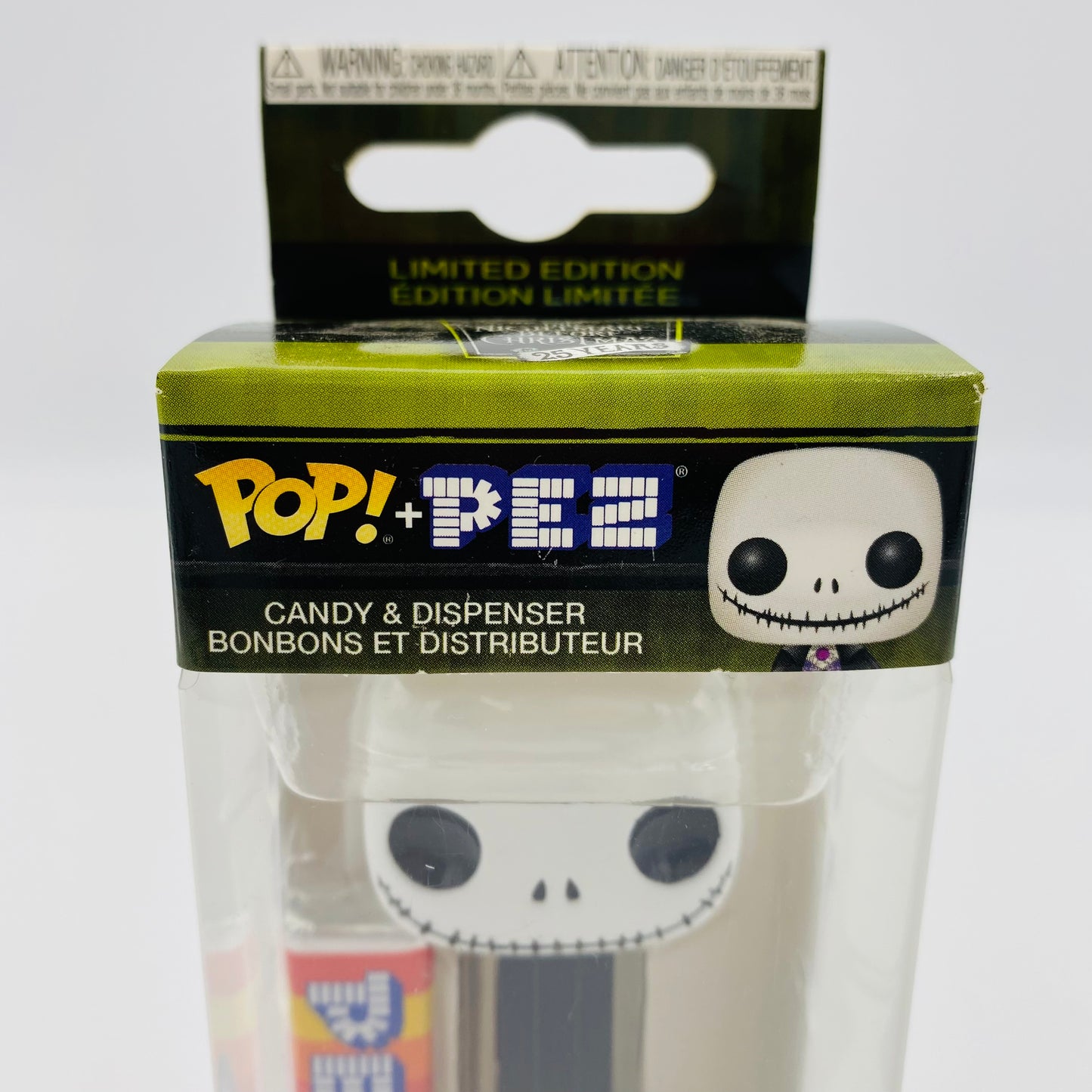 Nightmare Before Christmas Jack Skellington Pop! + PEZ dispenser (2018) boxed