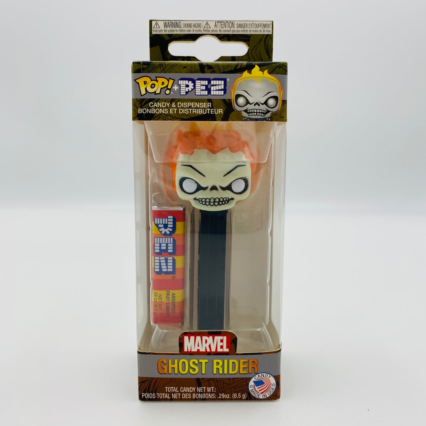 Marvel Ghost Rider Pop! + PEZ dispenser (2019) boxed