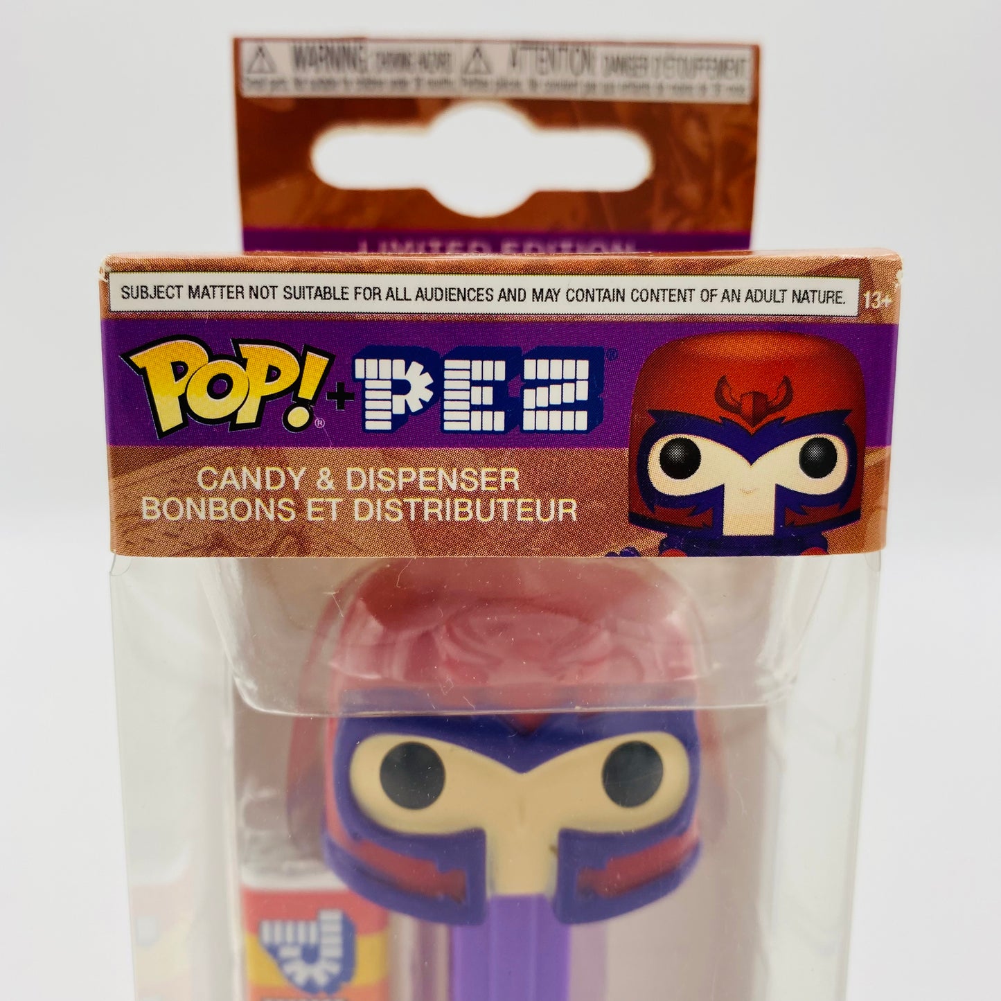 Marvel X-Men Magneto Pop! + PEZ dispenser (2018) boxed