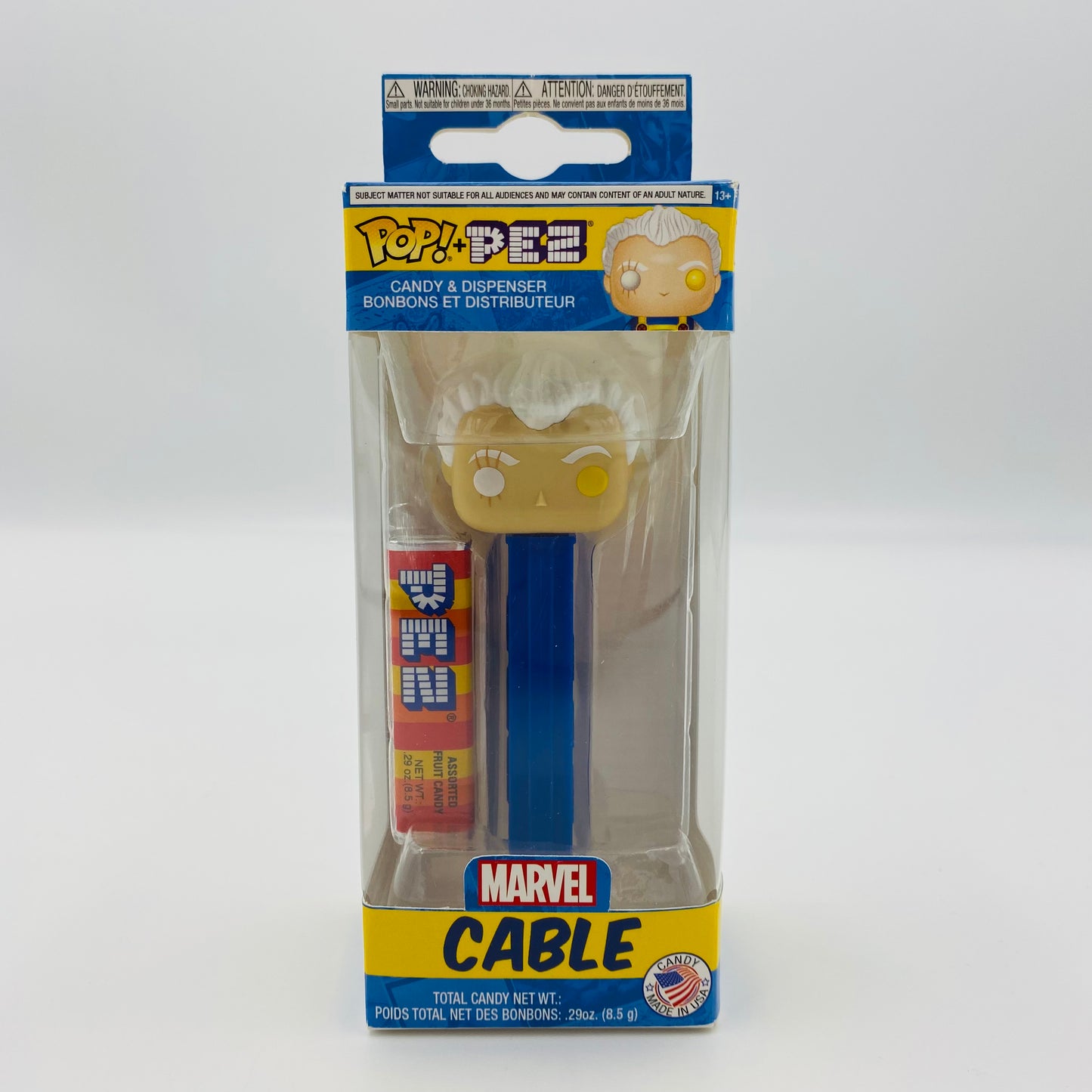 Marvel X-Men Cable Pop! + PEZ dispenser (2018) boxed