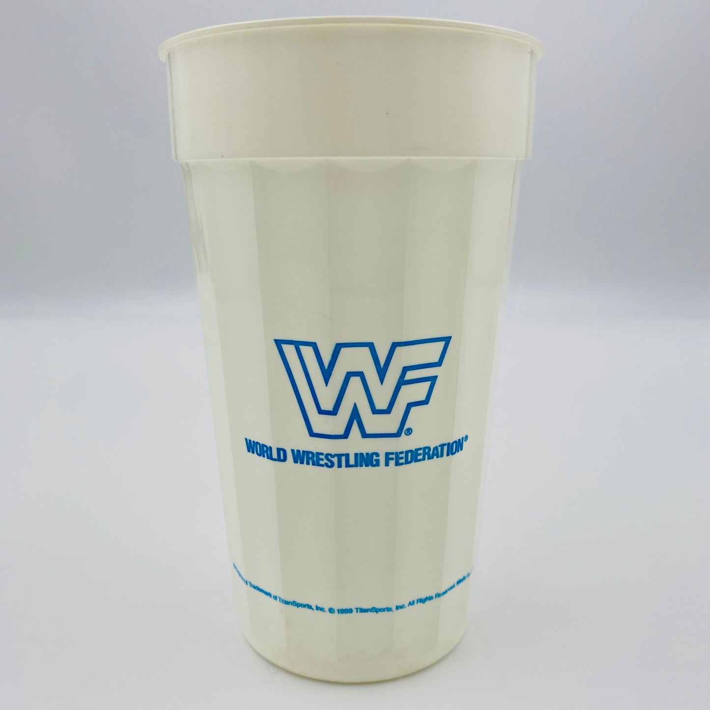 WWF Bret “Hitman” Hart plastic 32oz cup (1989)