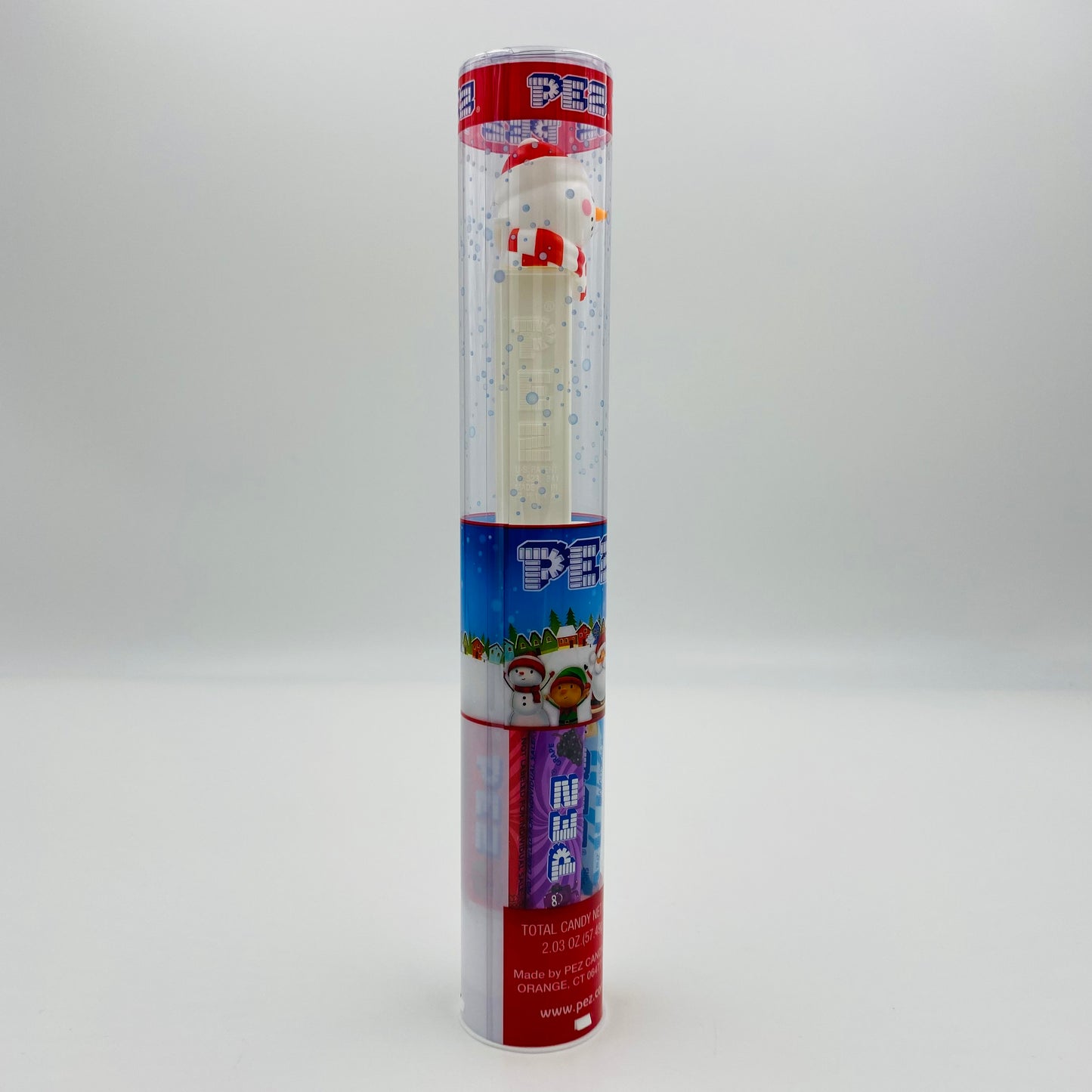 Christmas Snowman PEZ dispenser (2019) tubed